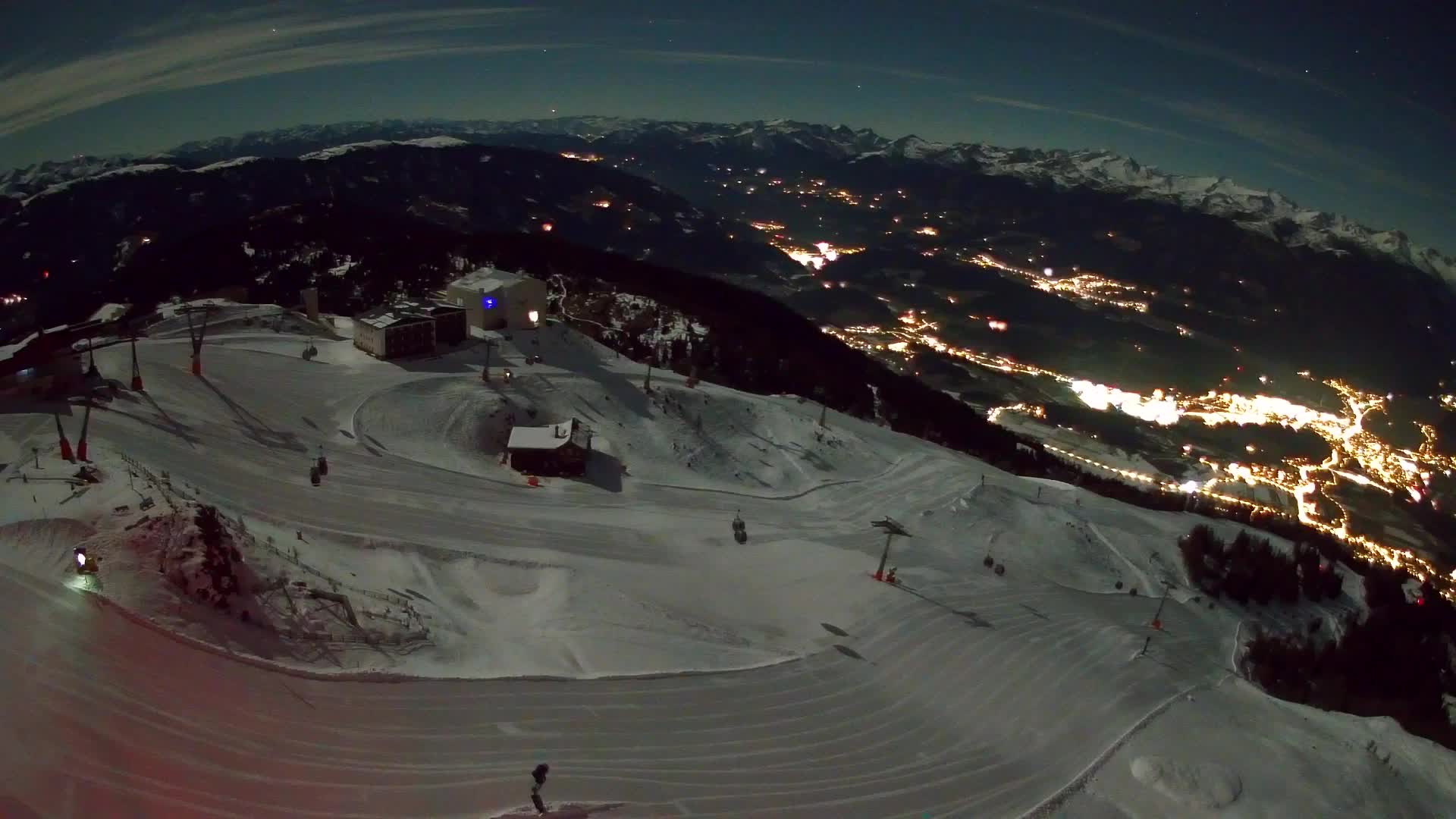 Smučišče Kronplatz – vrh | pogled na Bruneck