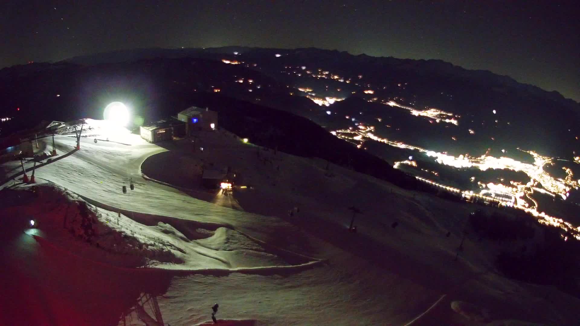 Kronplatz peak Ski resort | view to Bruneck