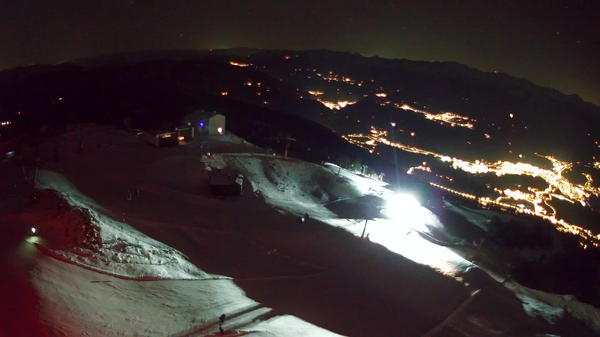 Skigebiet Kronplatz Gipfel | Blick auf Bruneck