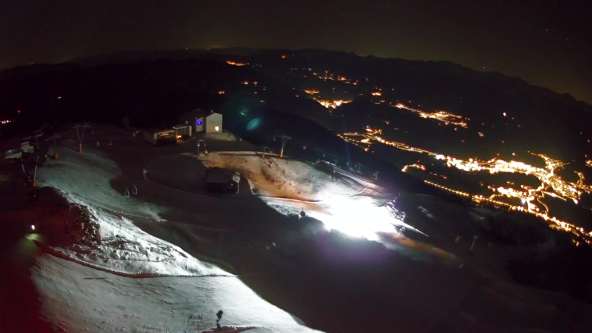 Skigebiet Kronplatz Gipfel | Blick auf Bruneck