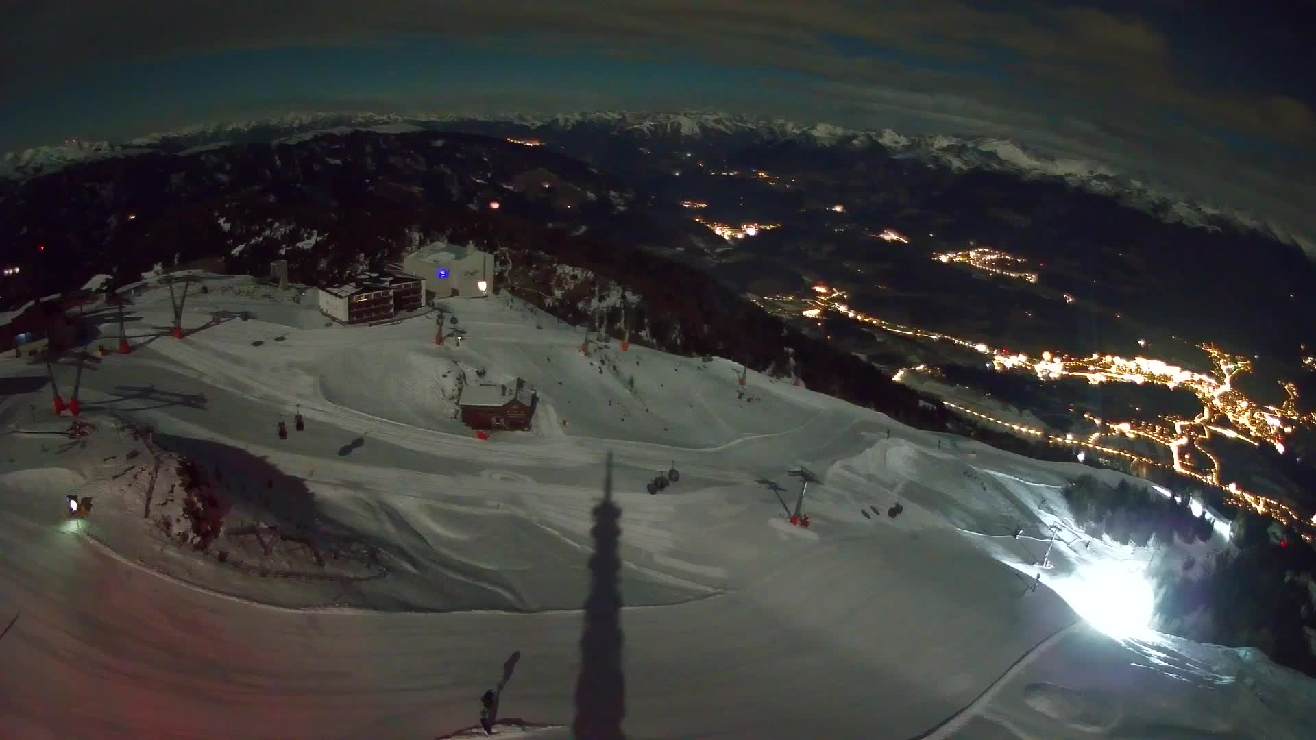 Stazione sciistica di Plan de Corones | vista su Brunico