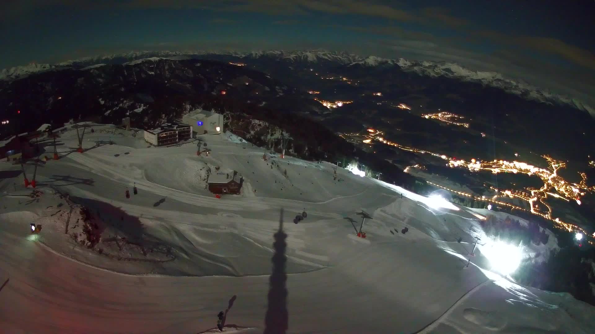 Stazione sciistica di Plan de Corones | vista su Brunico