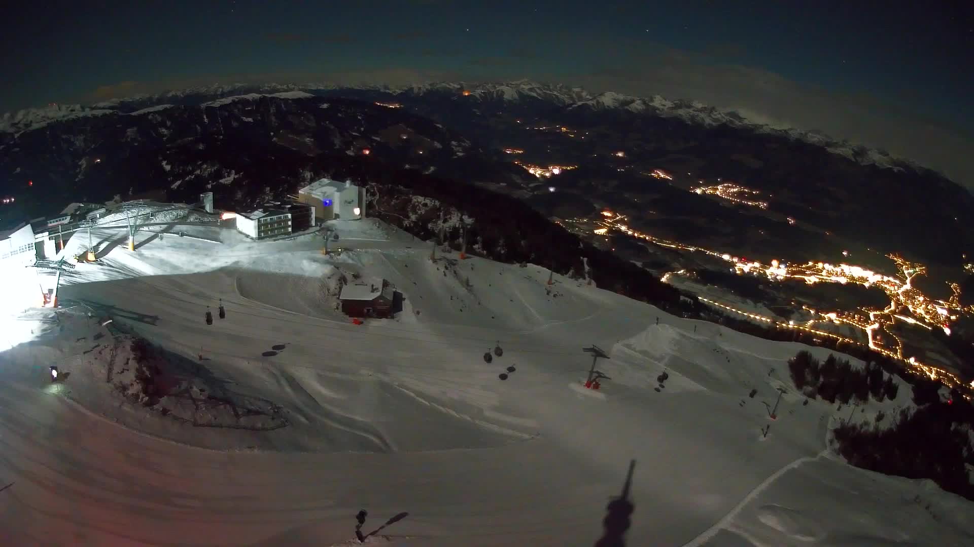 Kronplatz peak Ski resort | view to Bruneck