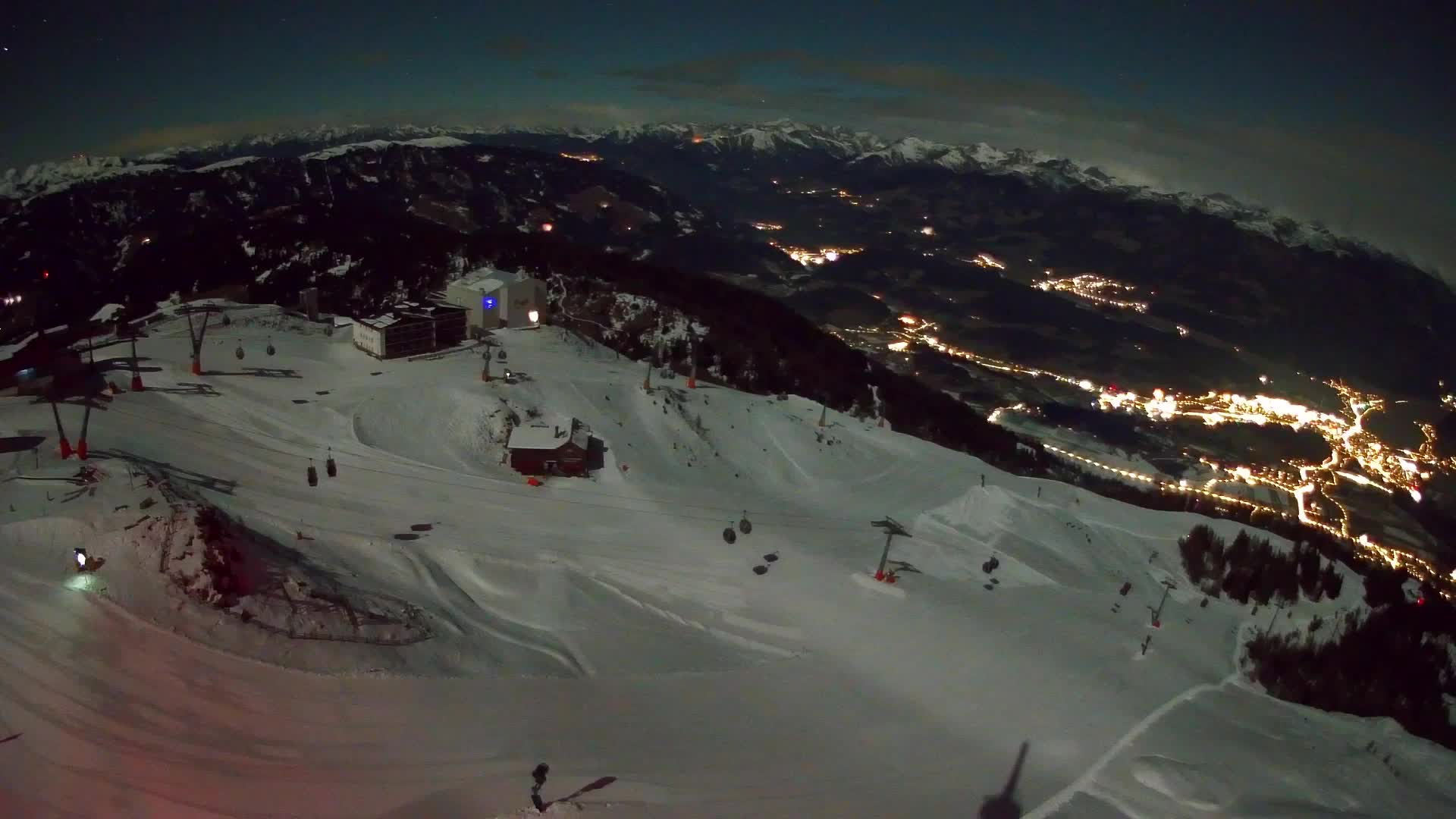 Smučišče Kronplatz – vrh | pogled na Bruneck