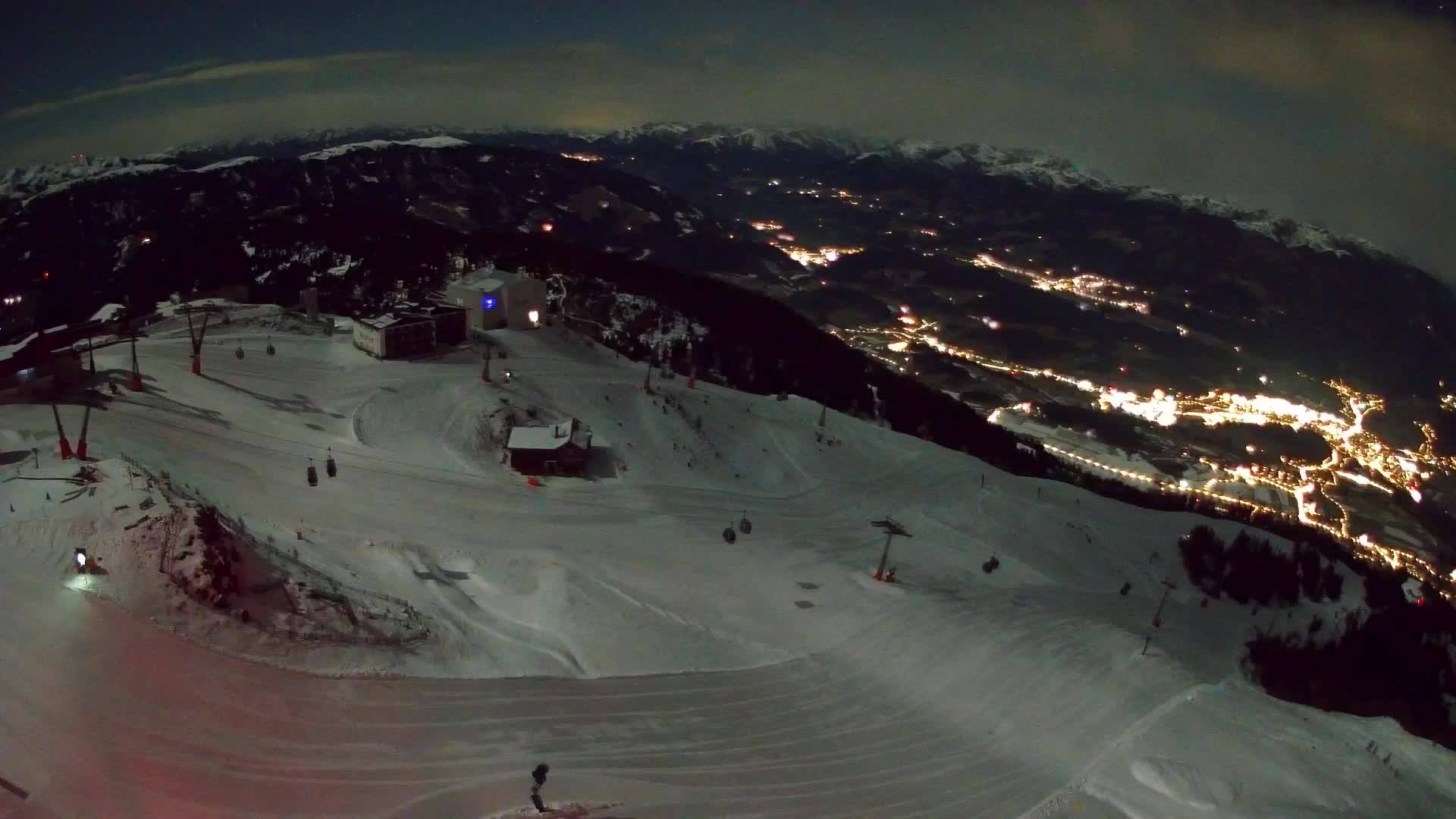 Smučišče Kronplatz – vrh | pogled na Bruneck