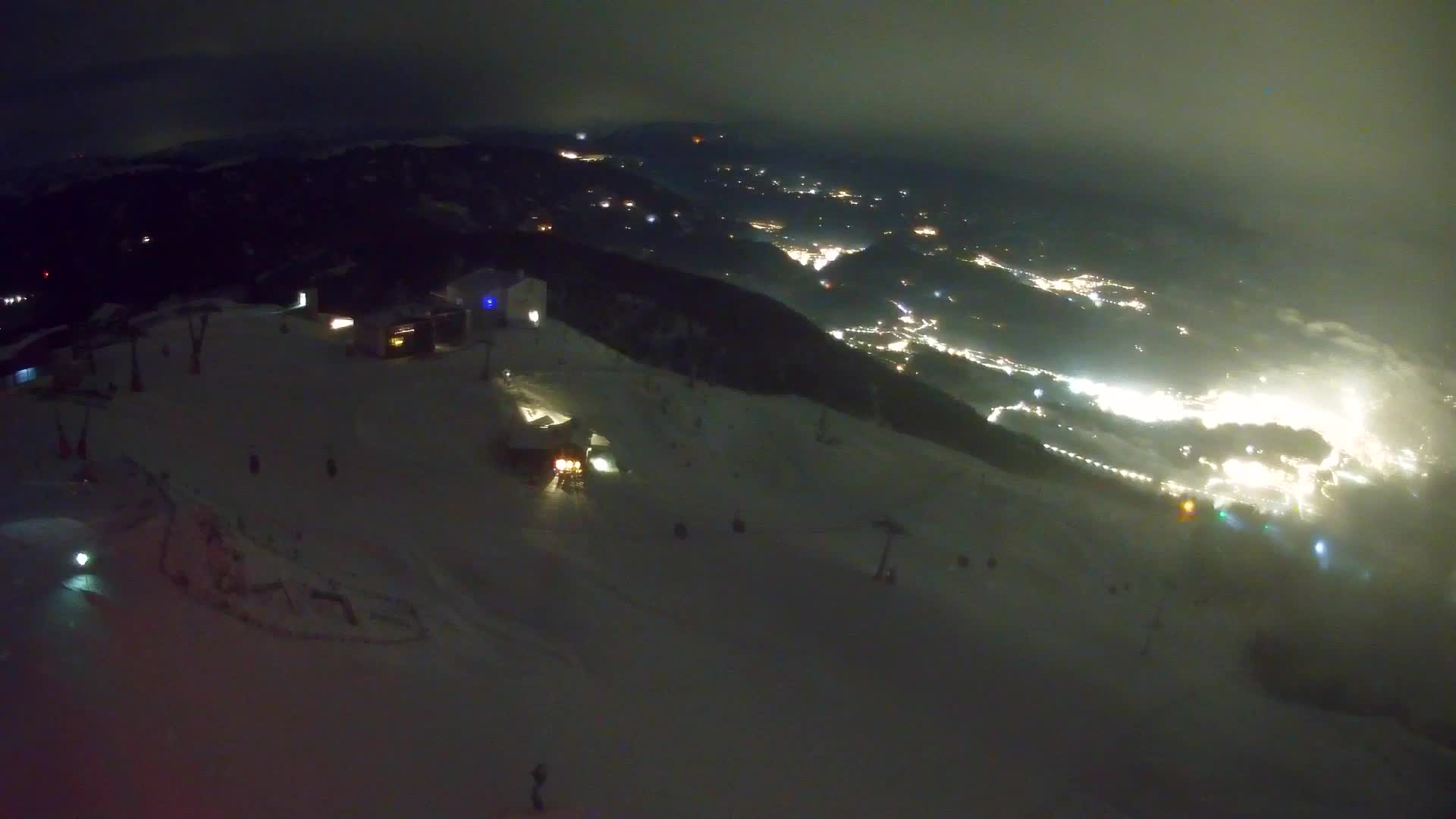 Skigebiet Kronplatz Gipfel | Blick auf Bruneck