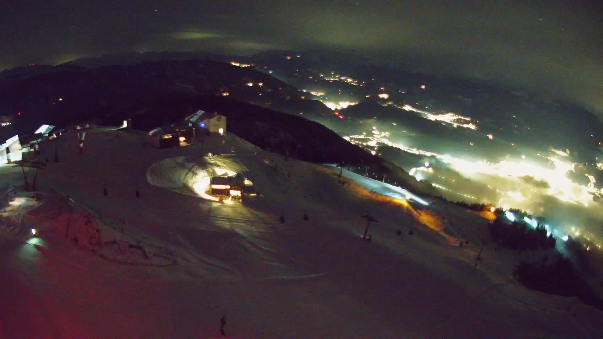 Kronplatz peak Ski resort | view to Bruneck