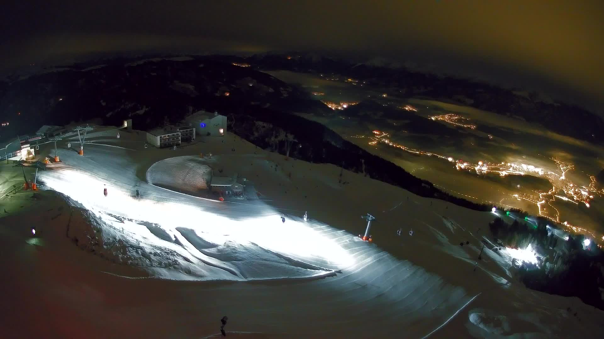 Skigebiet Kronplatz Gipfel | Blick auf Bruneck