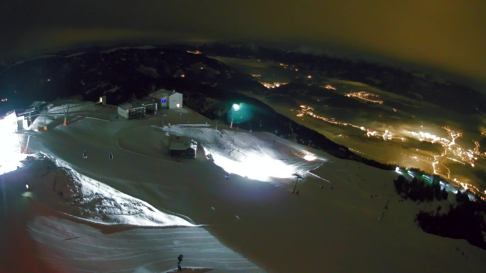 Skigebiet Kronplatz Gipfel | Blick auf Bruneck