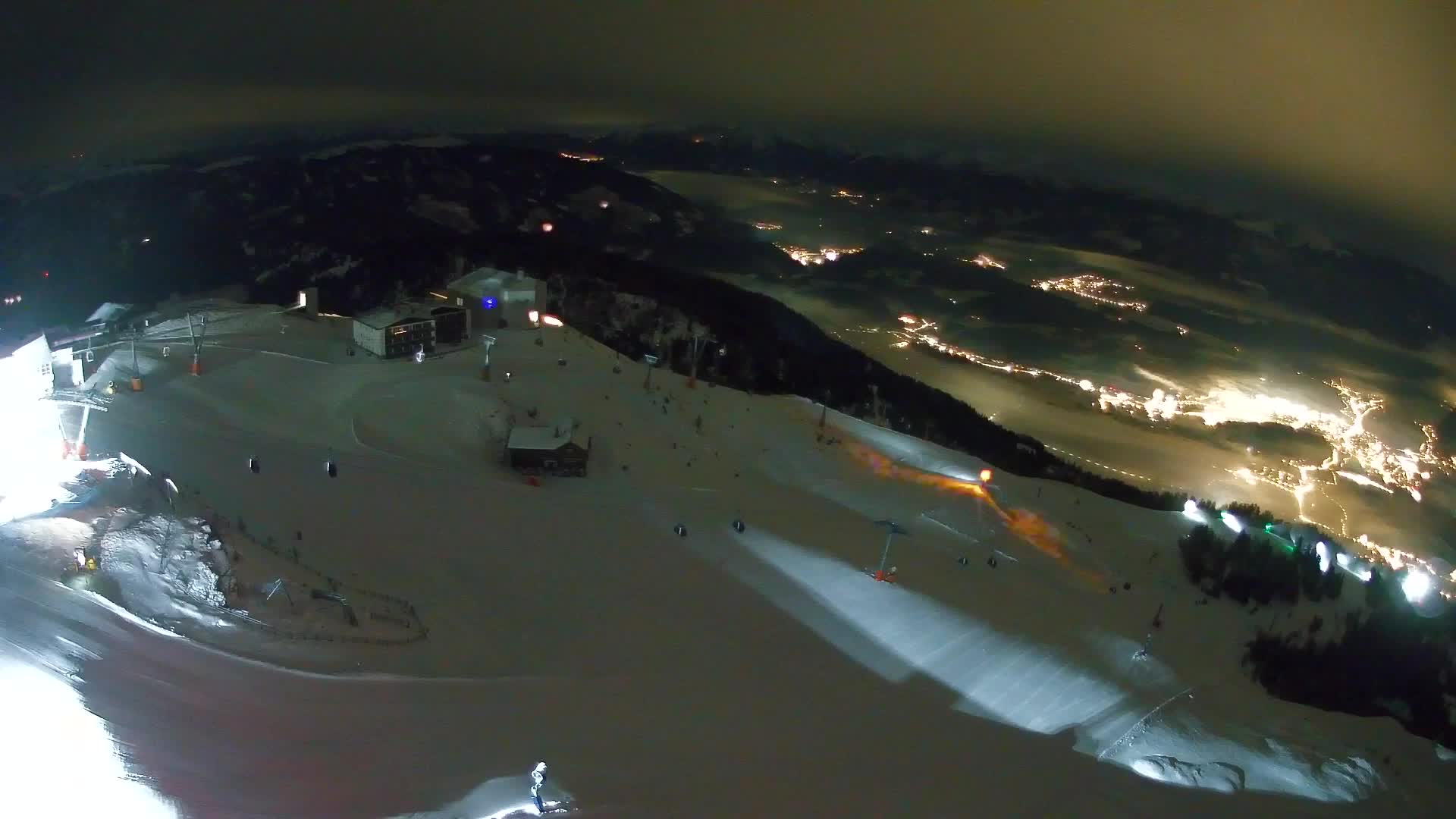 Skigebiet Kronplatz Gipfel | Blick auf Bruneck
