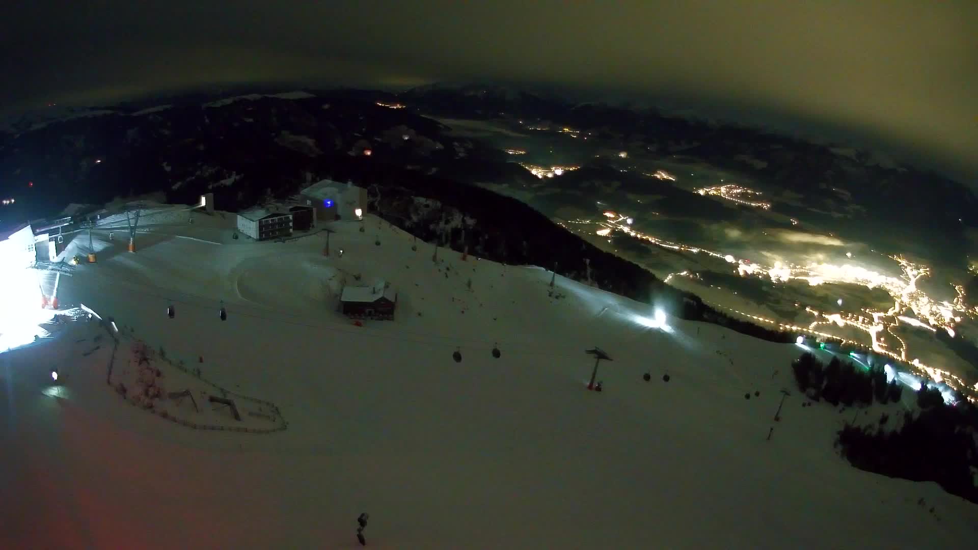 Station de ski Kronplatz sommet | vue sur Brunico