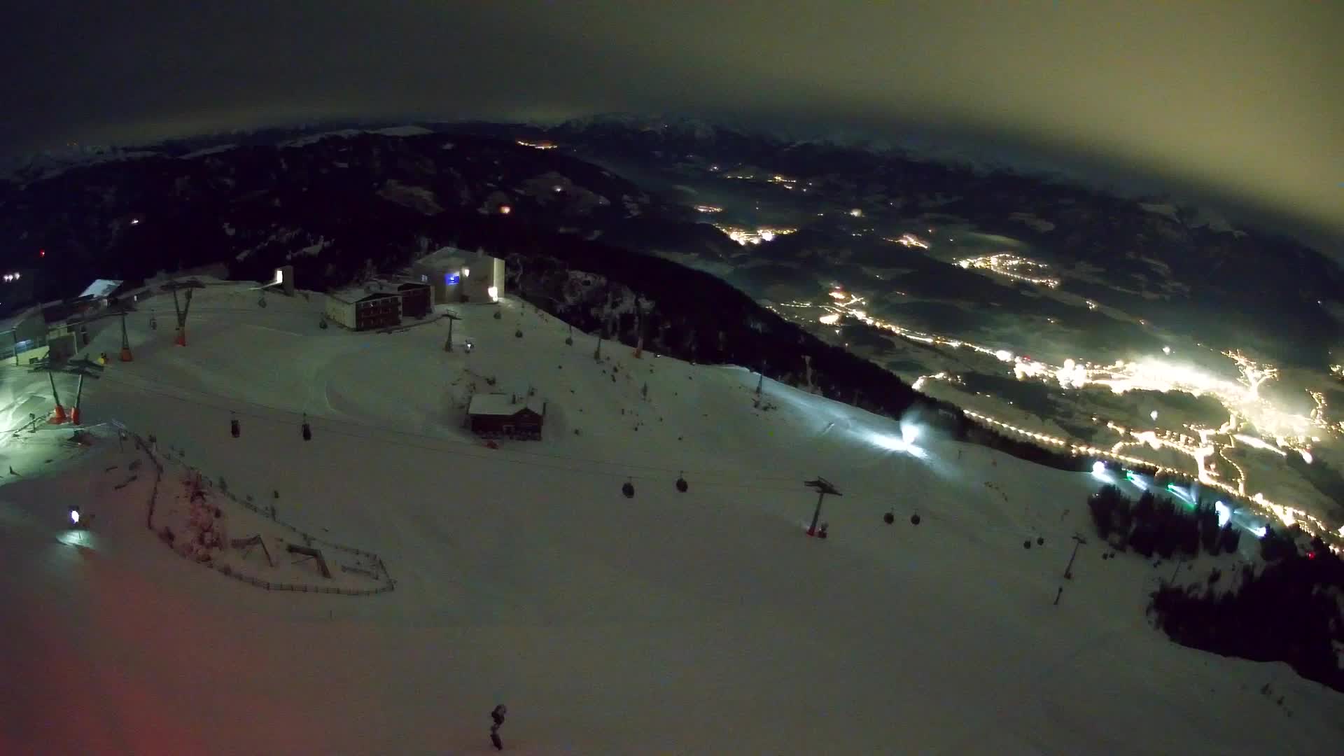Kronplatz peak Ski resort | view to Bruneck