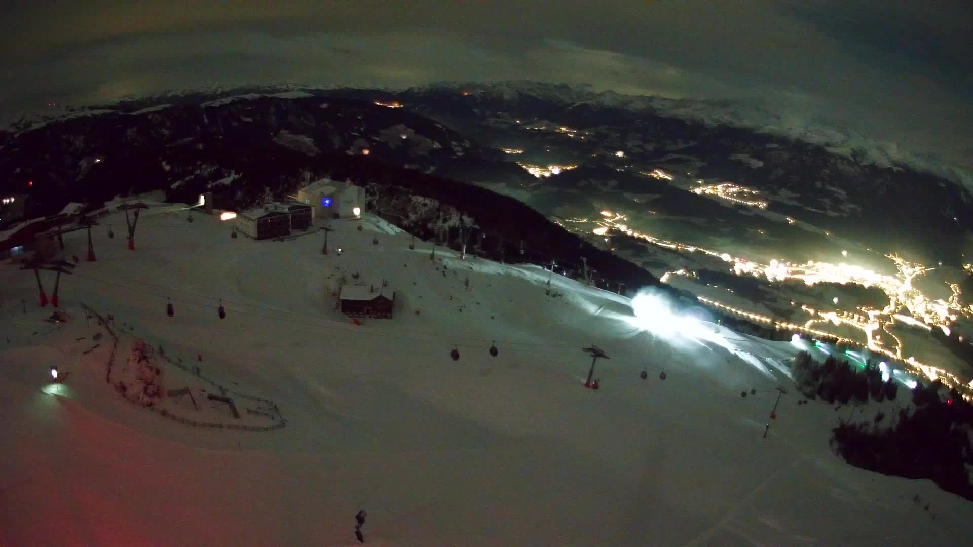 Kronplatz peak Ski resort | view to Bruneck