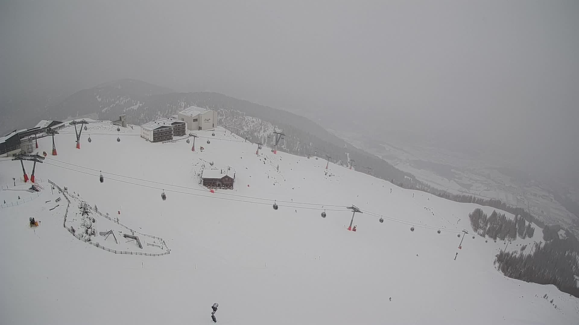 Kronplatz peak Ski resort | view to Bruneck