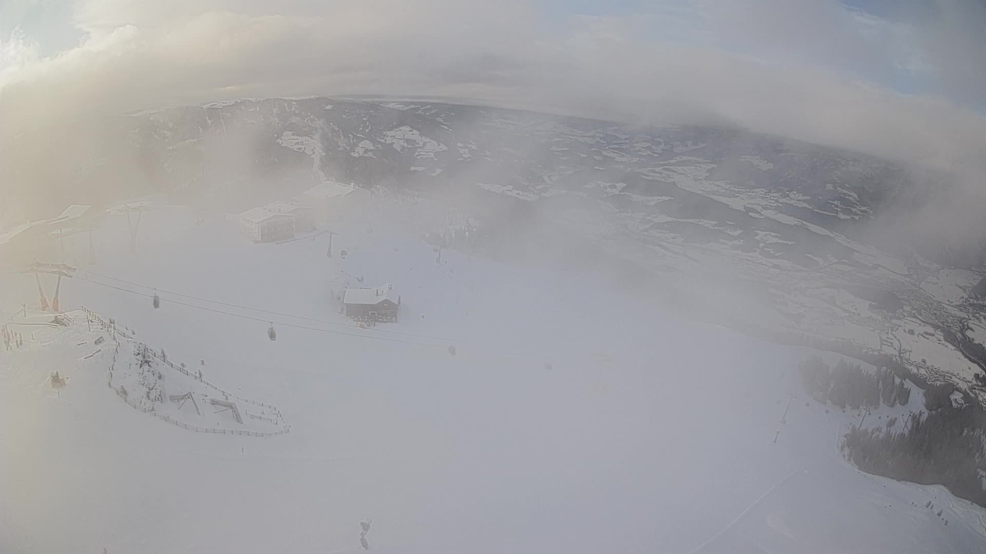 Kronplatz peak Ski resort | view to Bruneck