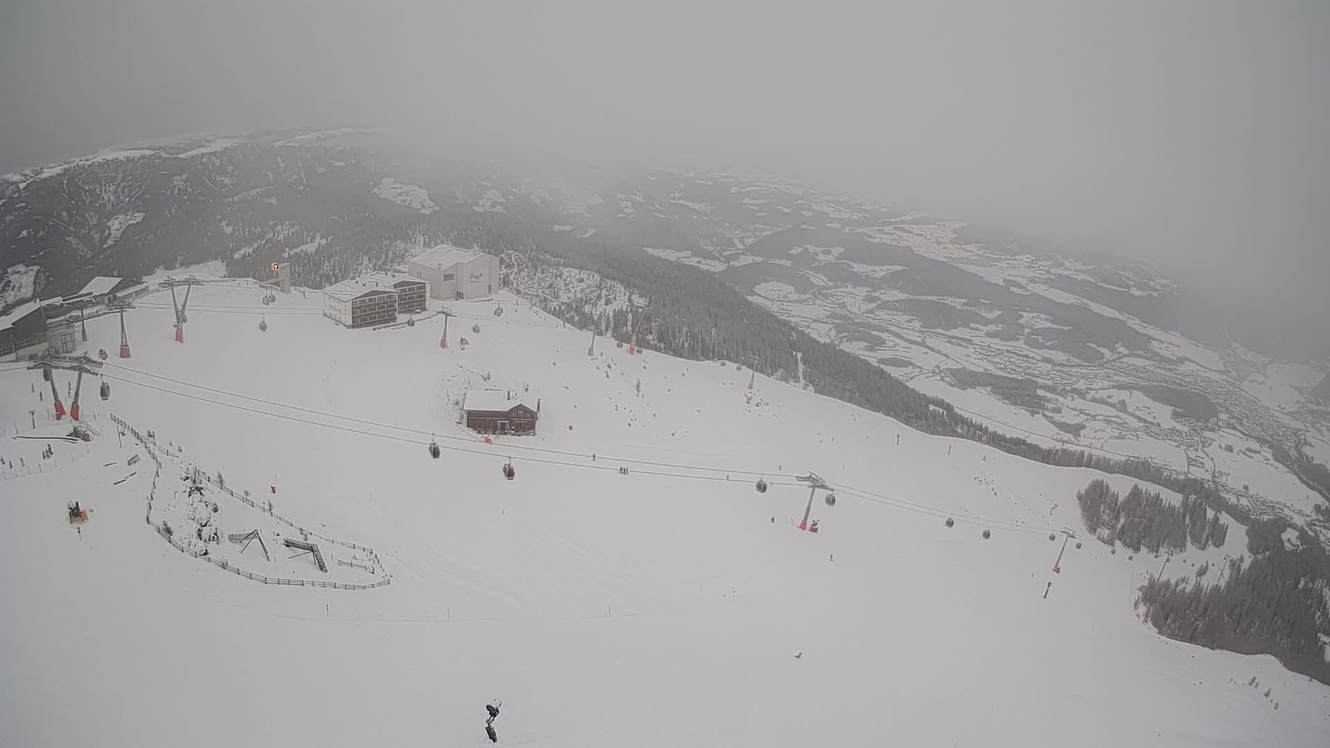 Smučišče Kronplatz – vrh | pogled na Bruneck