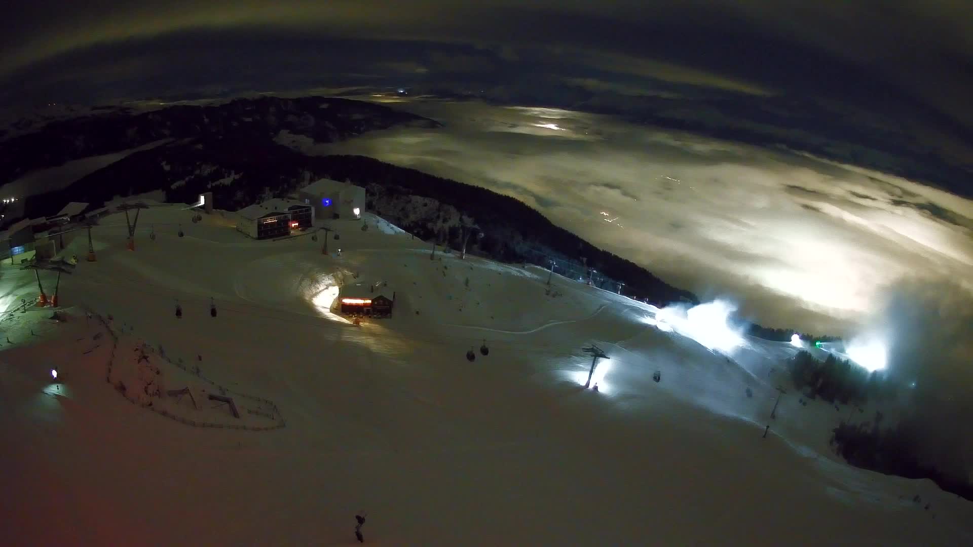 Smučišče Kronplatz – vrh | pogled na Bruneck