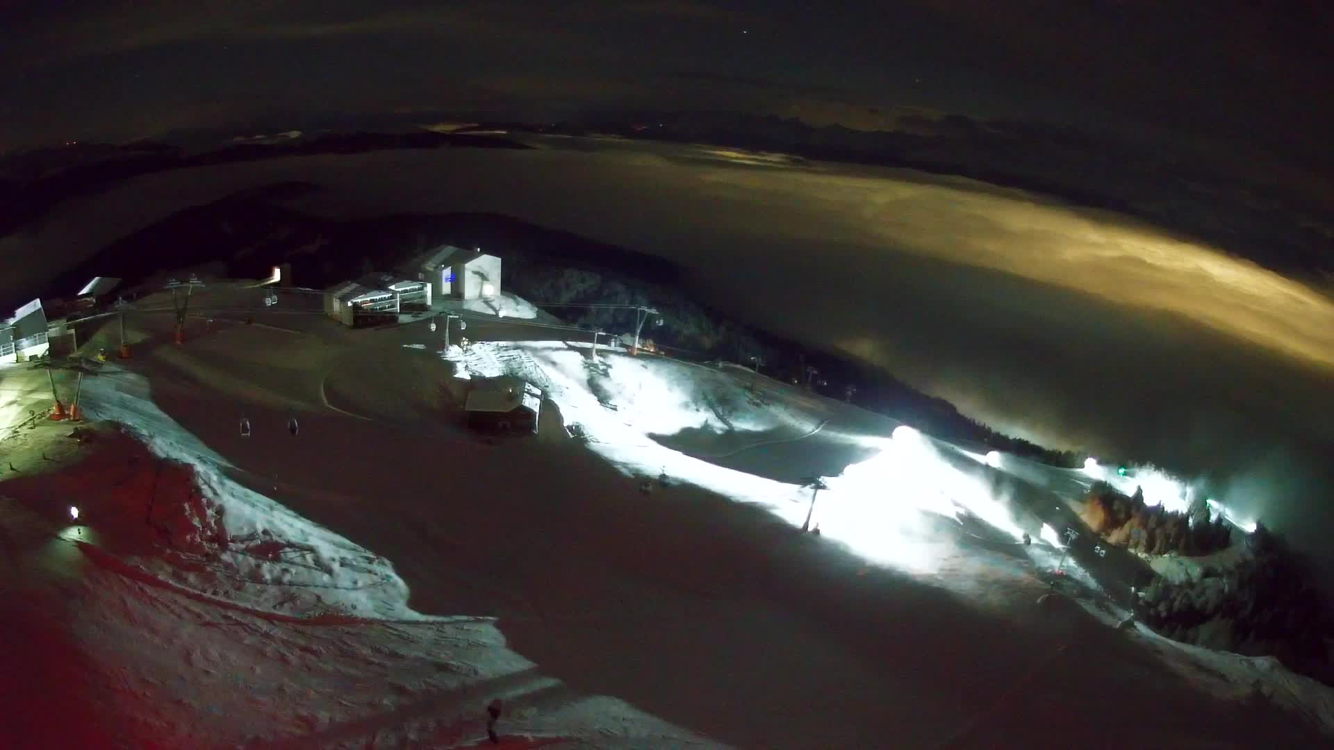 Kronplatz peak Ski resort | view to Bruneck