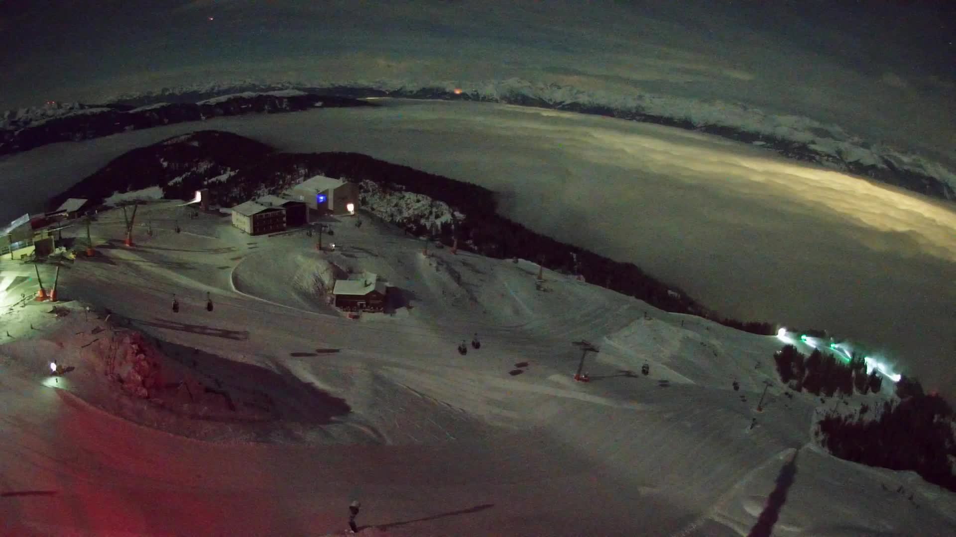 Kronplatz peak Ski resort | view to Bruneck
