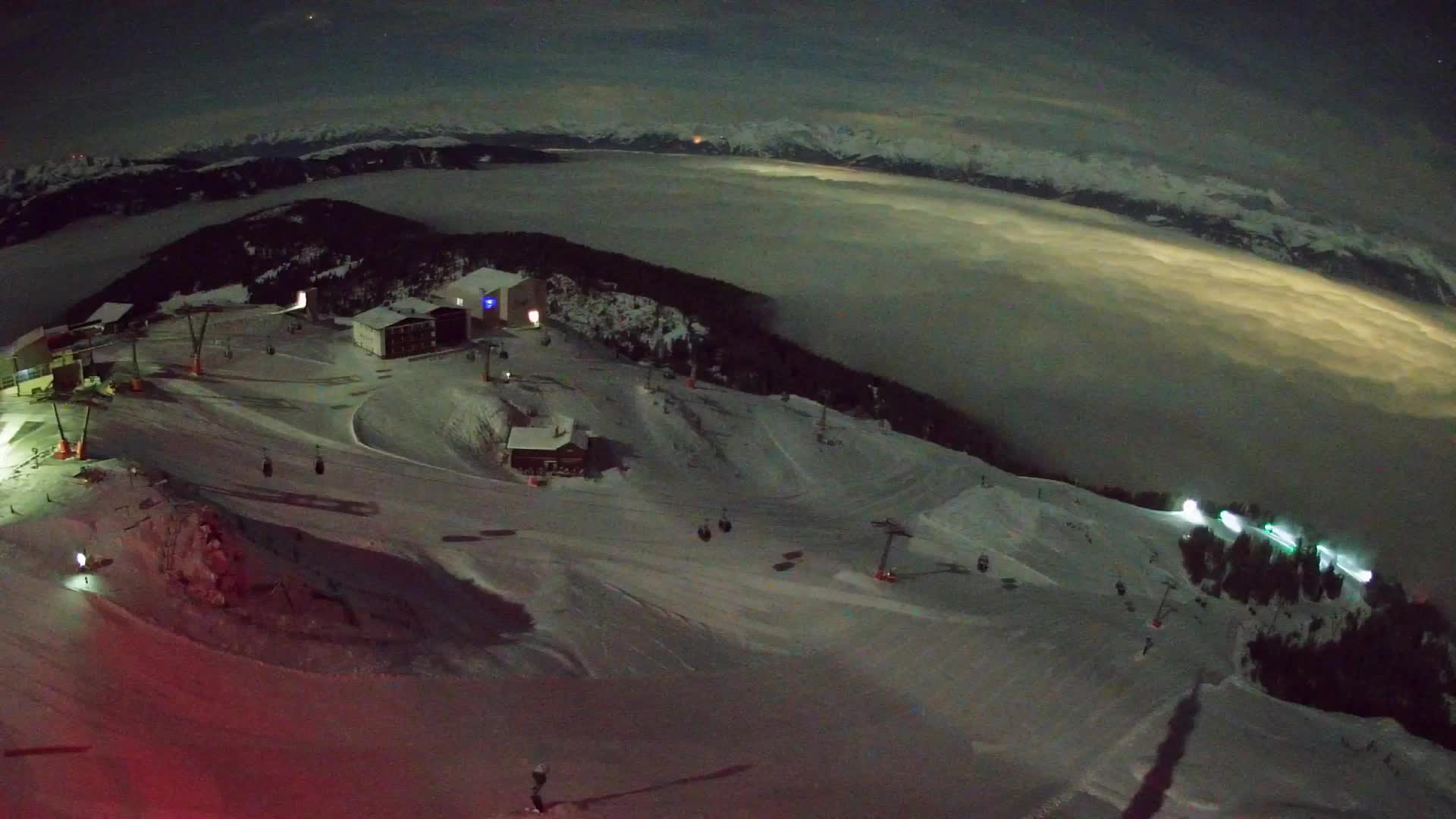 Smučišče Kronplatz – vrh | pogled na Bruneck