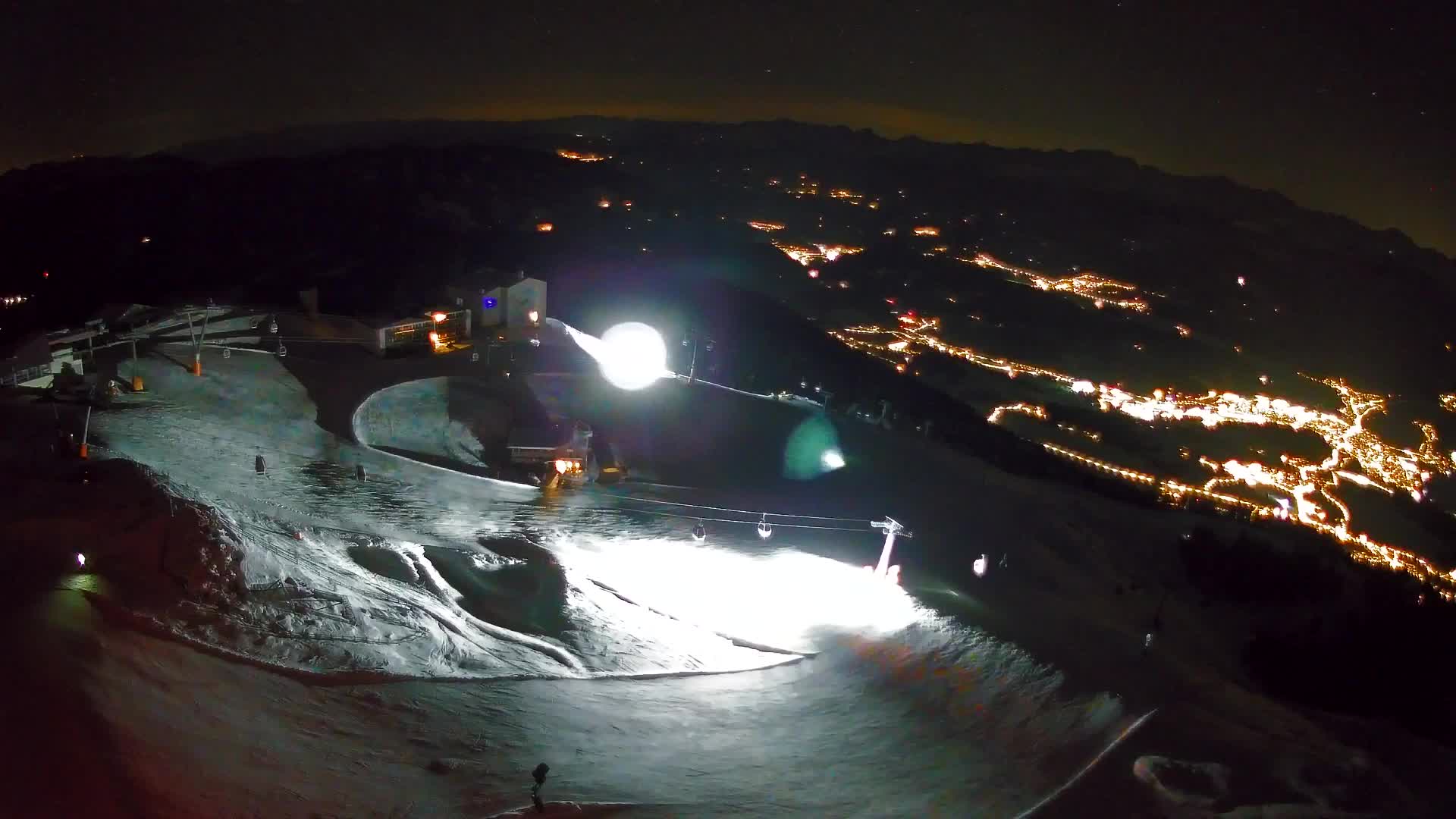 Kronplatz peak Ski resort | view to Bruneck