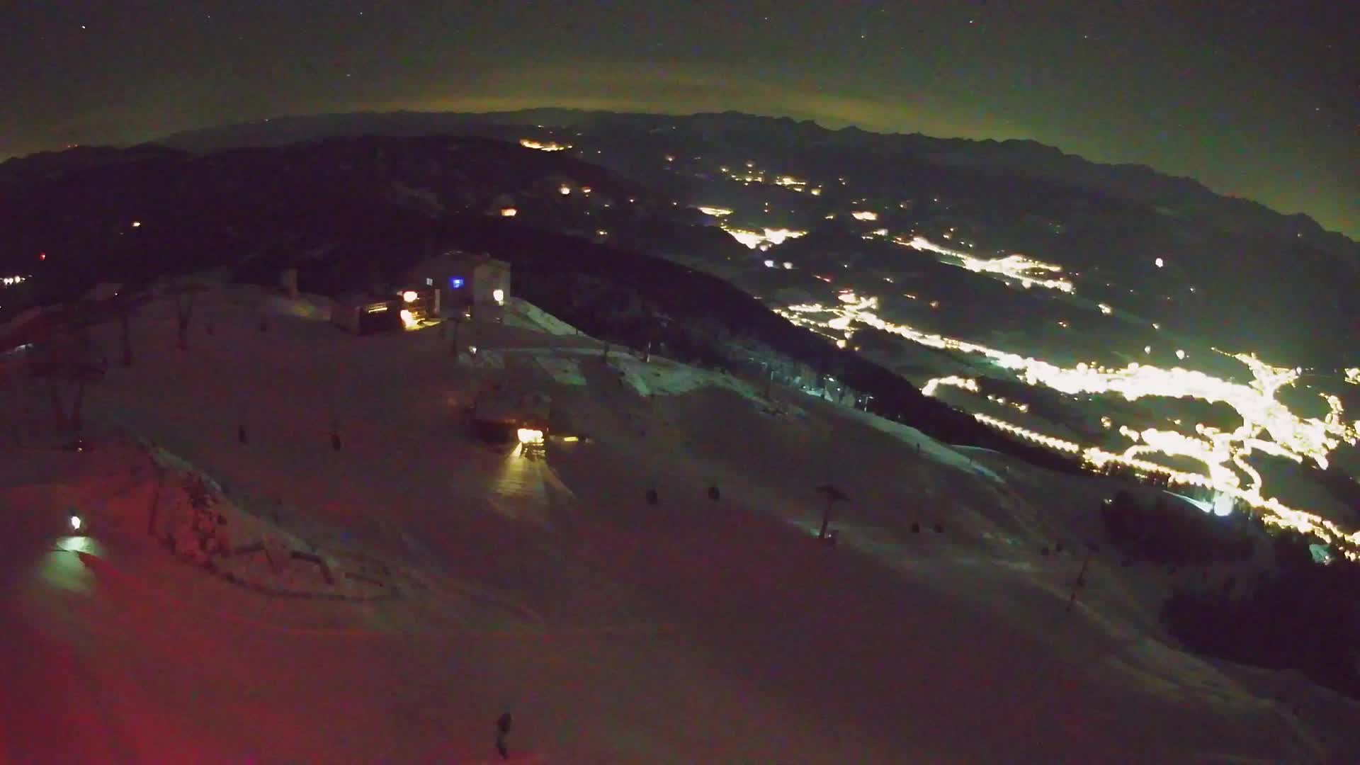 Kronplatz peak Ski resort | view to Bruneck
