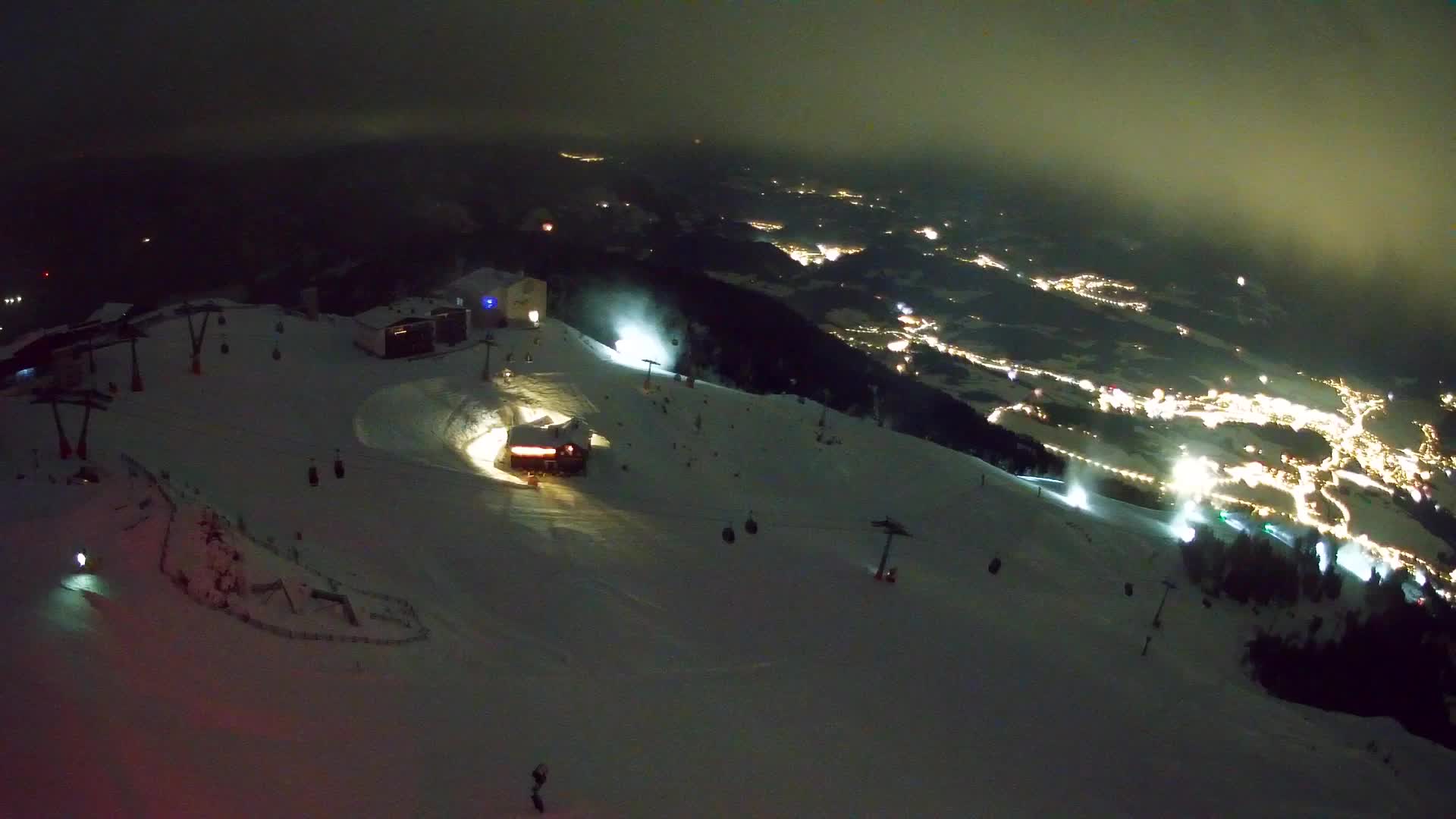 Skigebiet Kronplatz Gipfel | Blick auf Bruneck