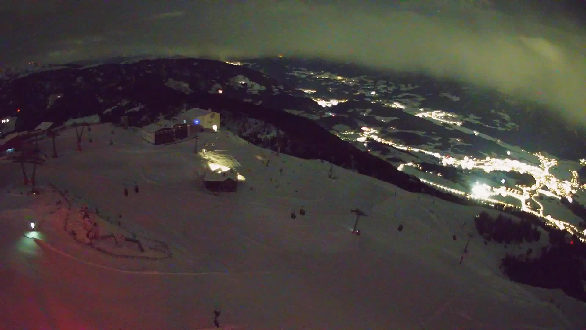 Kronplatz peak Ski resort | view to Bruneck