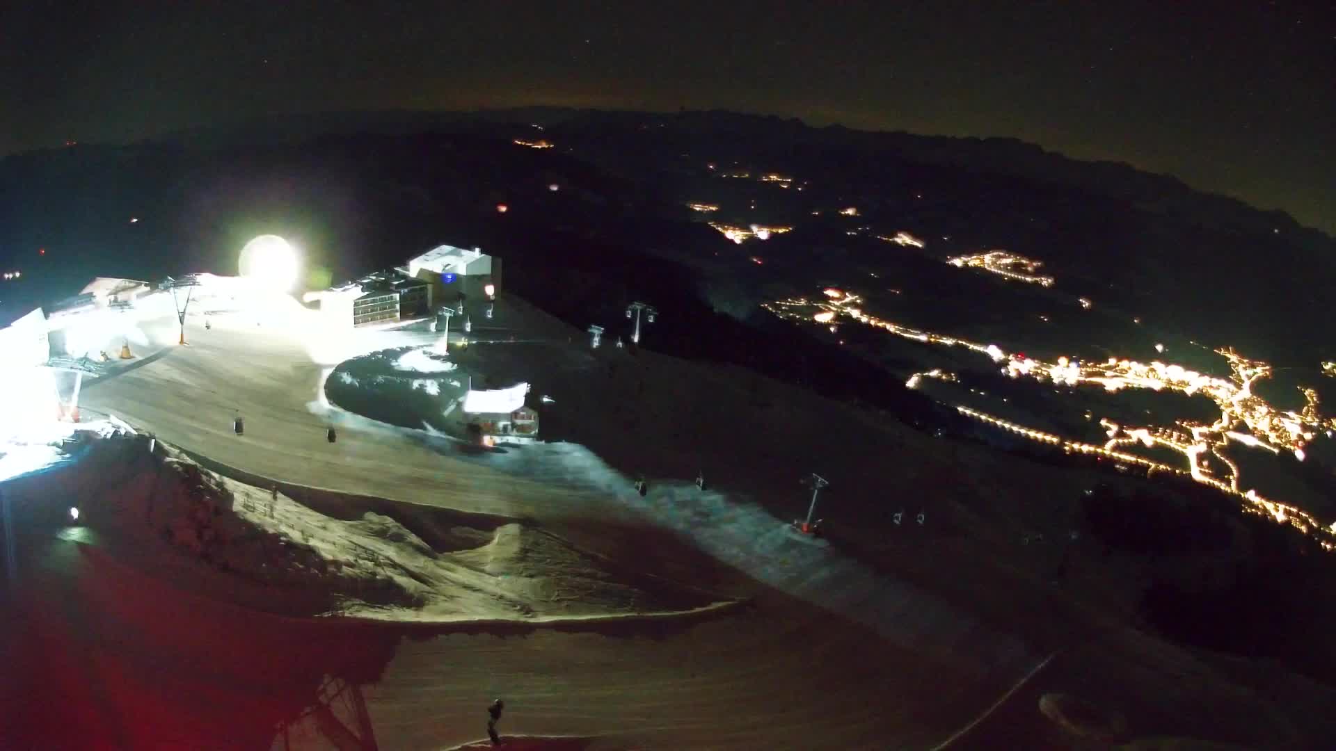 Skigebiet Kronplatz Gipfel | Blick auf Bruneck
