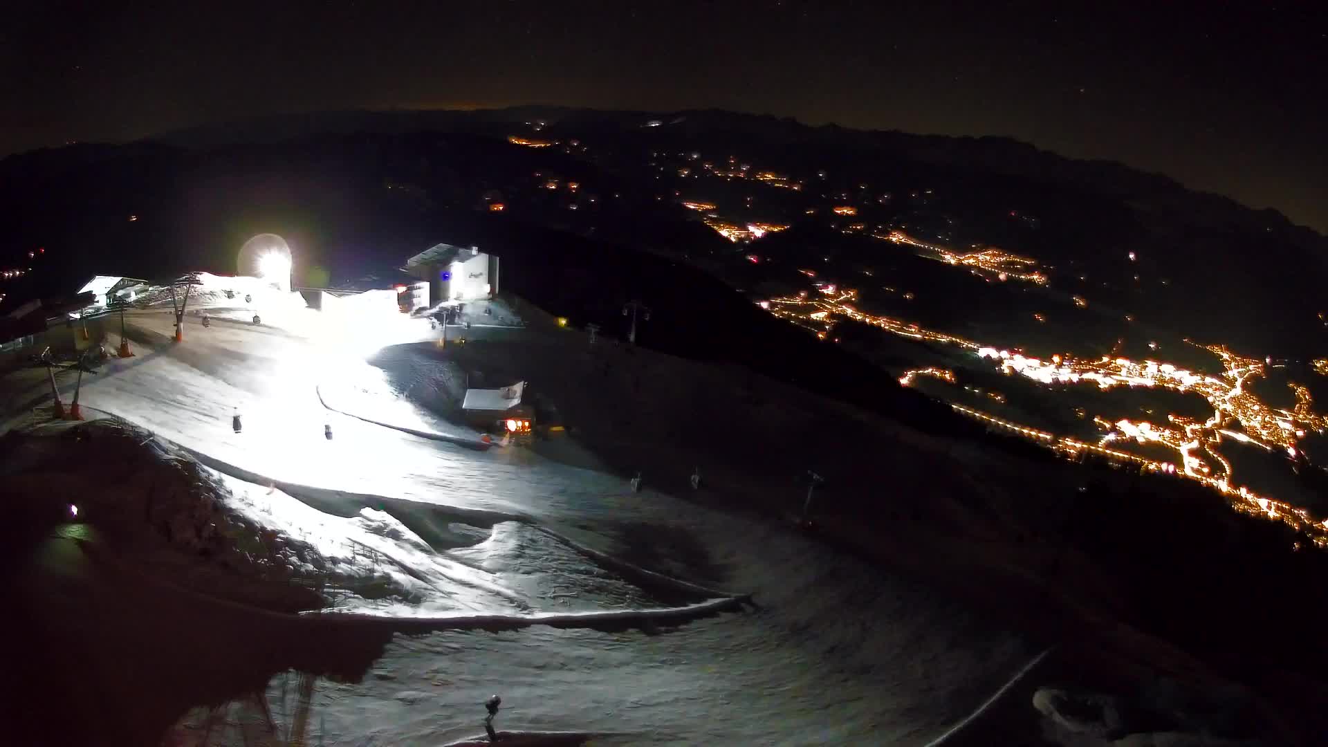 Skigebiet Kronplatz Gipfel | Blick auf Bruneck