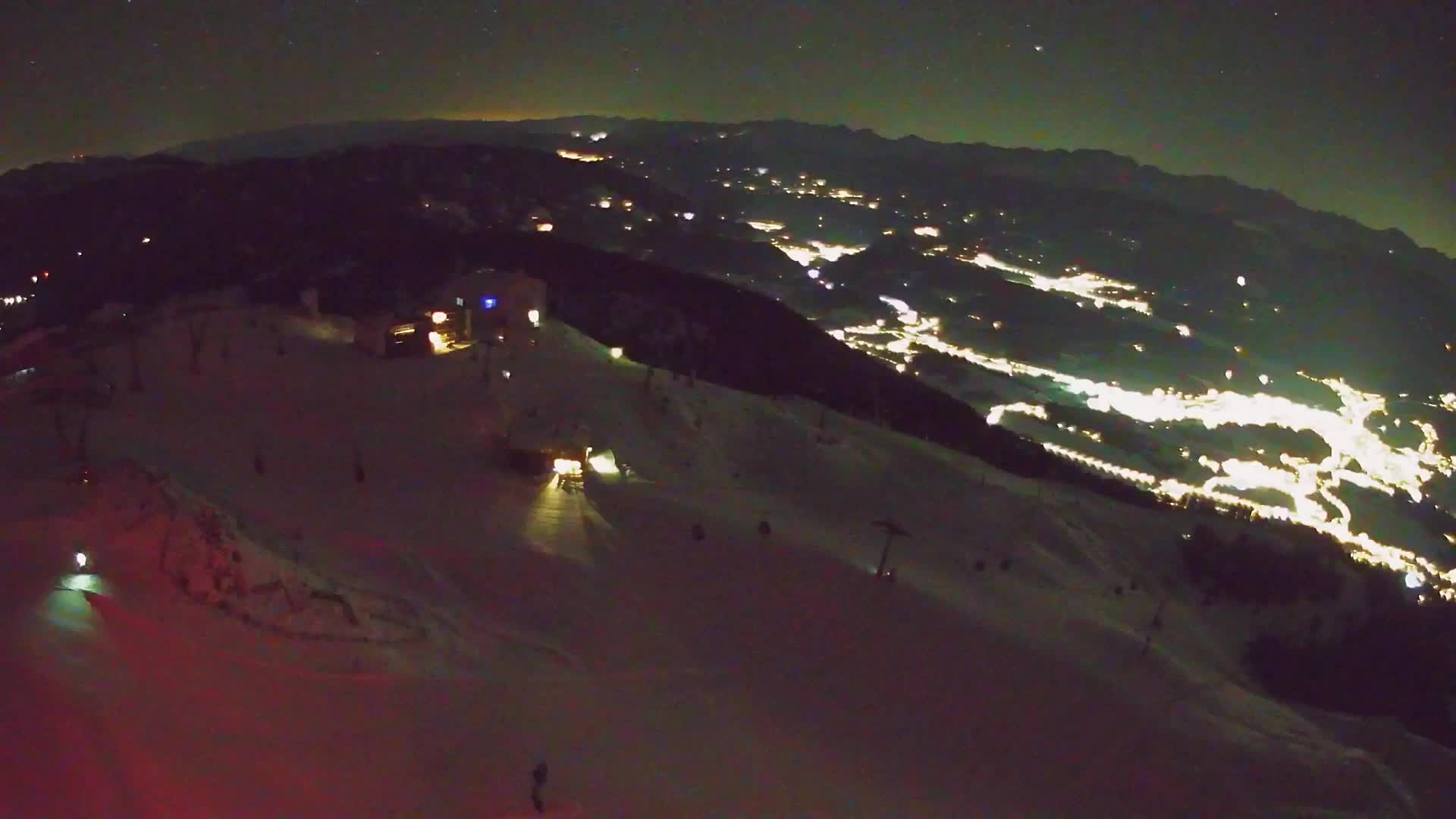 Kronplatz peak Ski resort | view to Bruneck