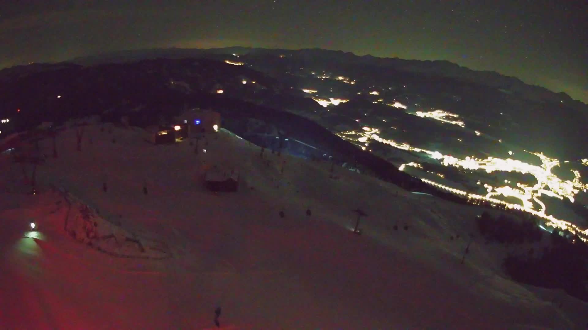 Station de ski Kronplatz sommet | vue sur Brunico
