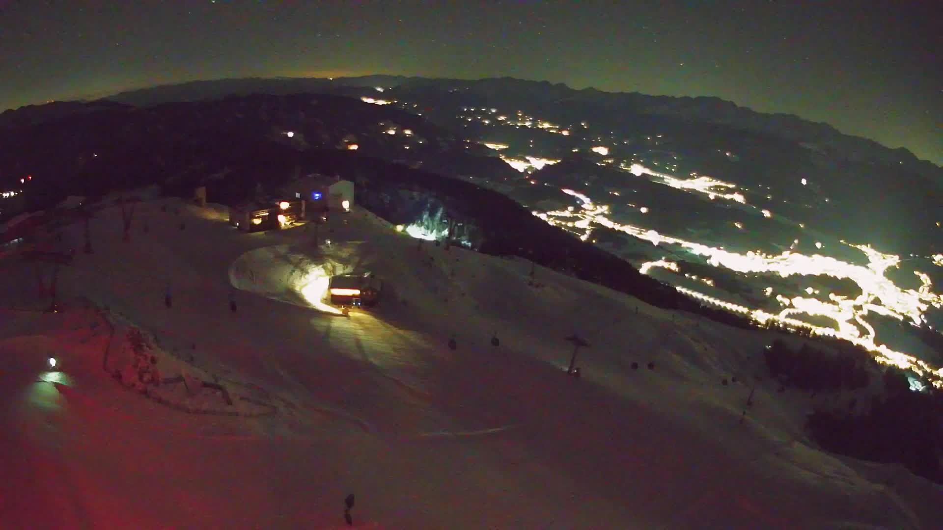Kronplatz peak Ski resort | view to Bruneck