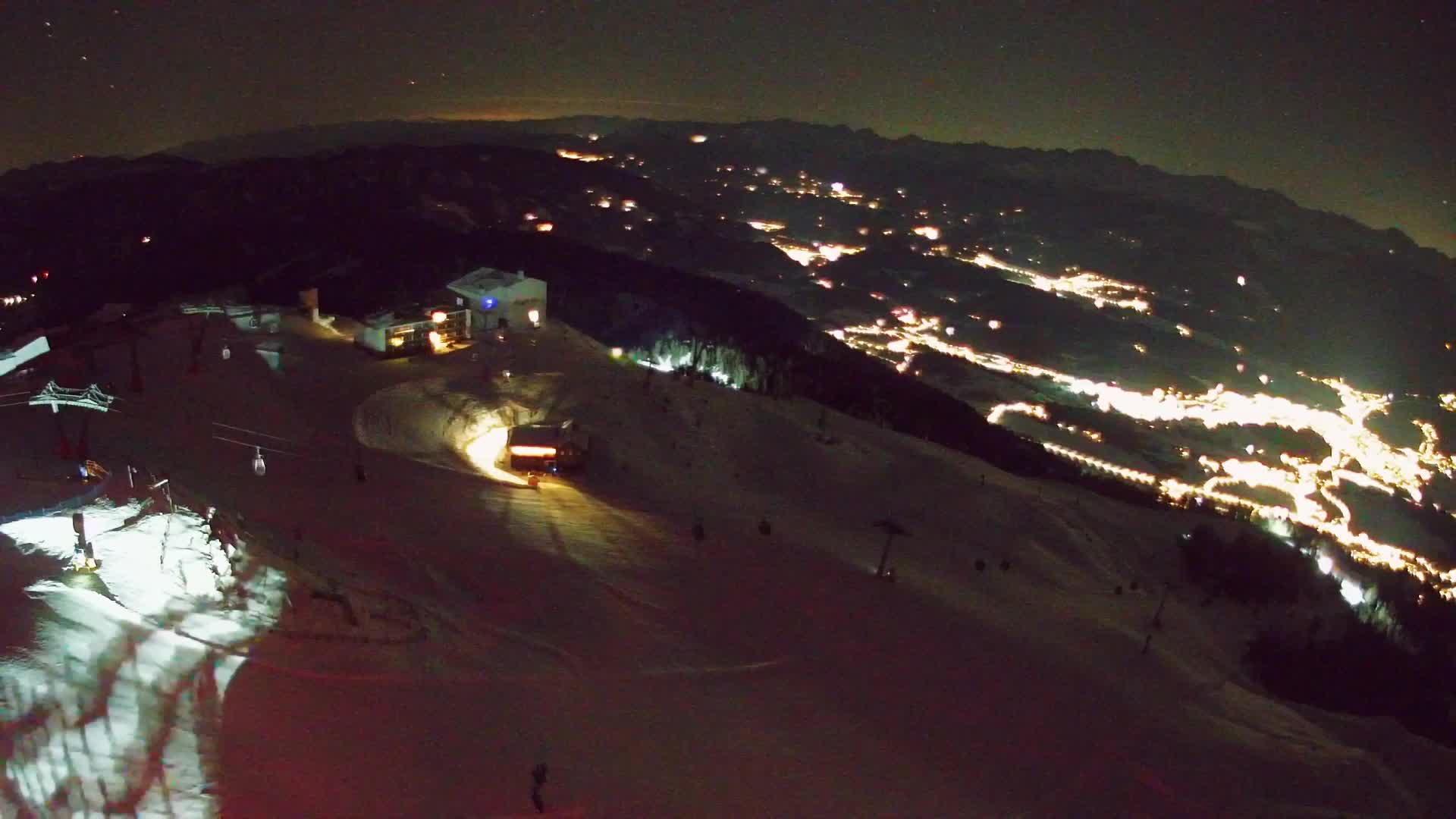 Station de ski Kronplatz sommet | vue sur Brunico