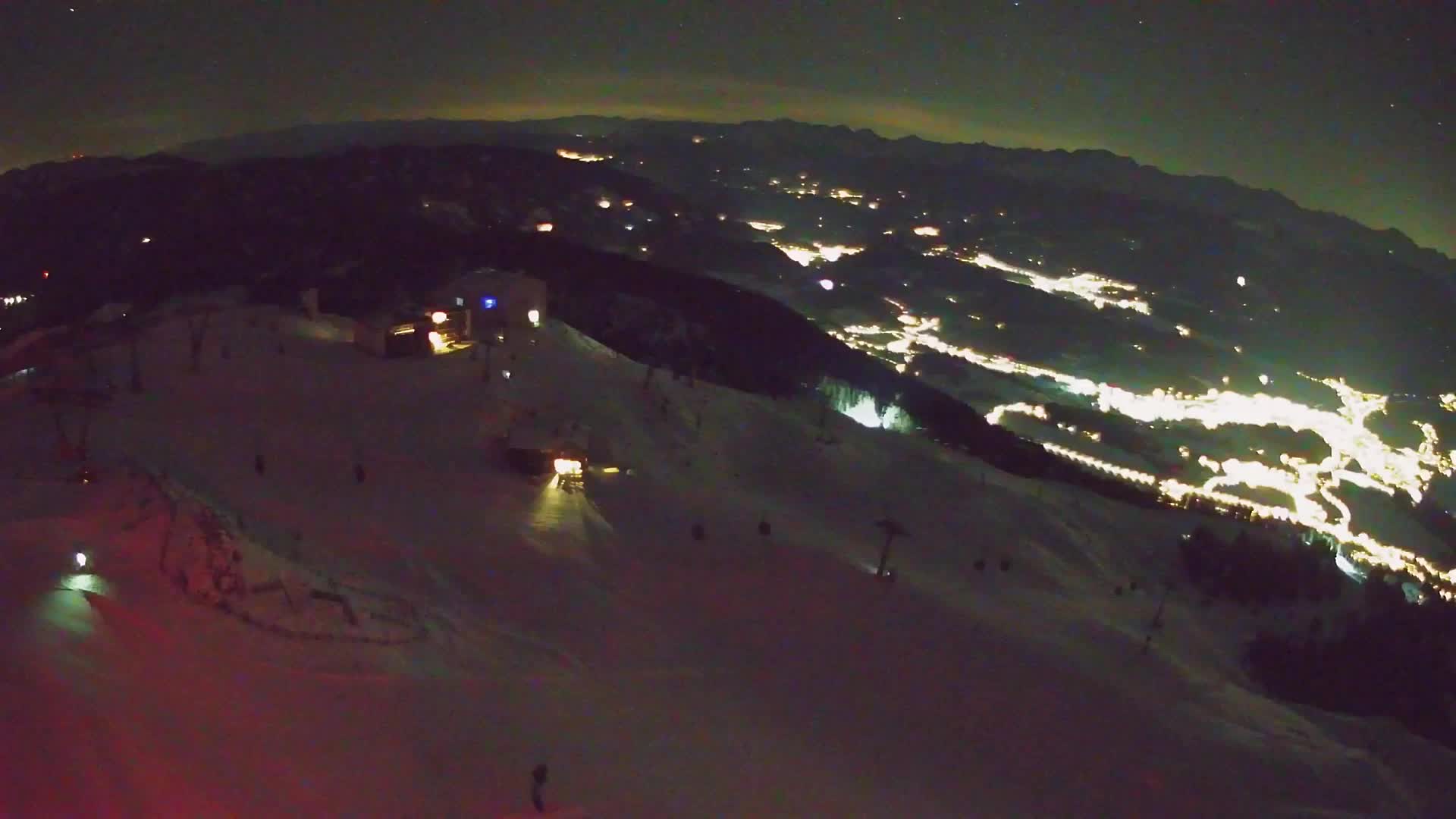 Skigebiet Kronplatz Gipfel | Blick auf Bruneck