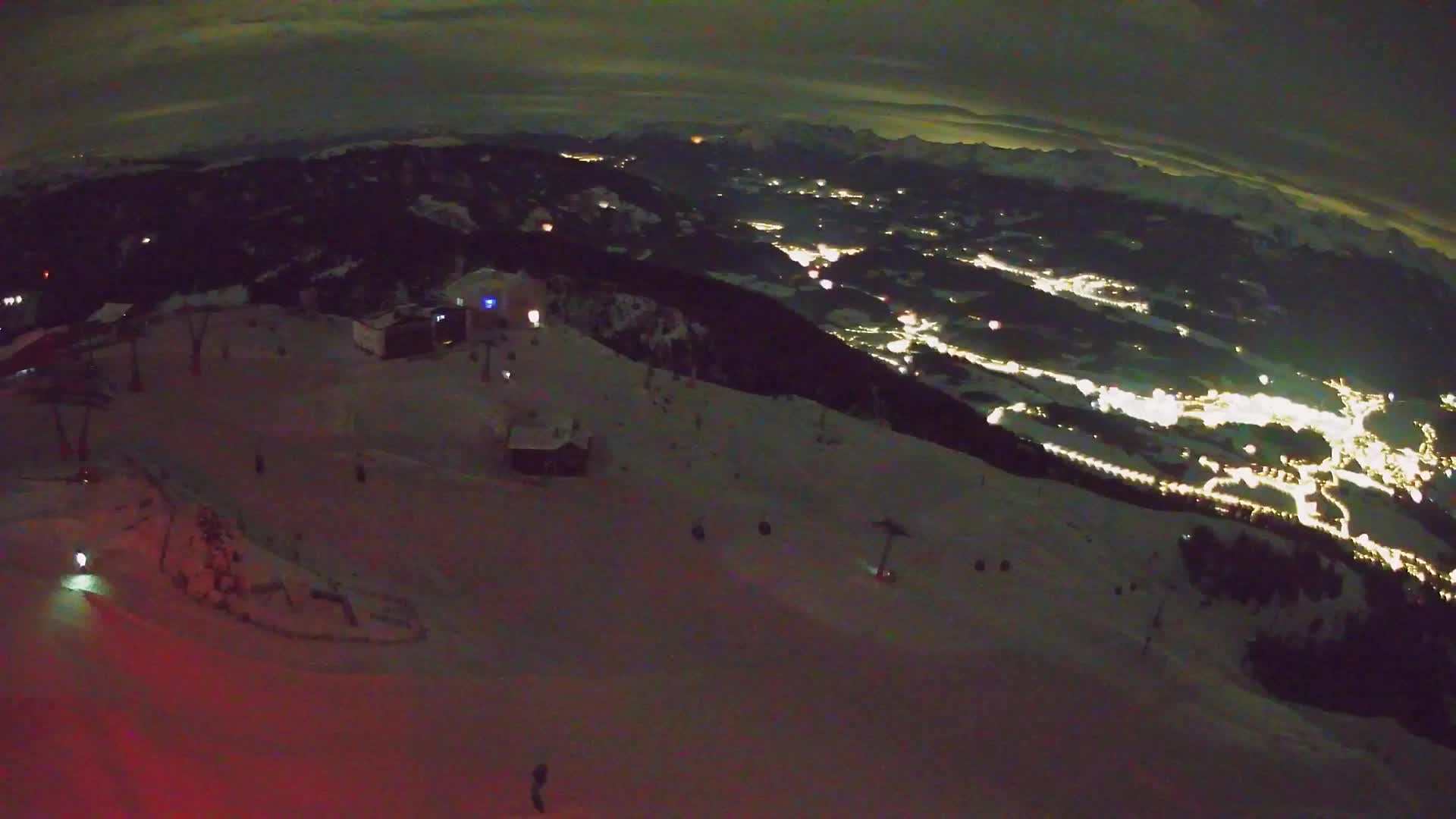 Skigebiet Kronplatz Gipfel | Blick auf Bruneck