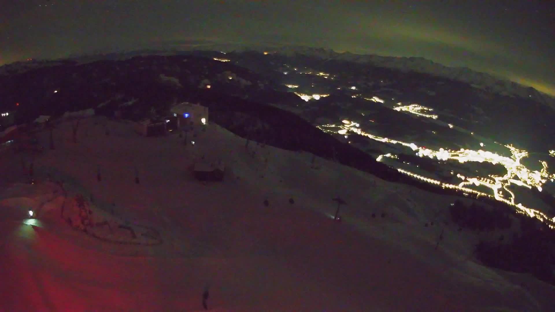 Skigebiet Kronplatz Gipfel | Blick auf Bruneck