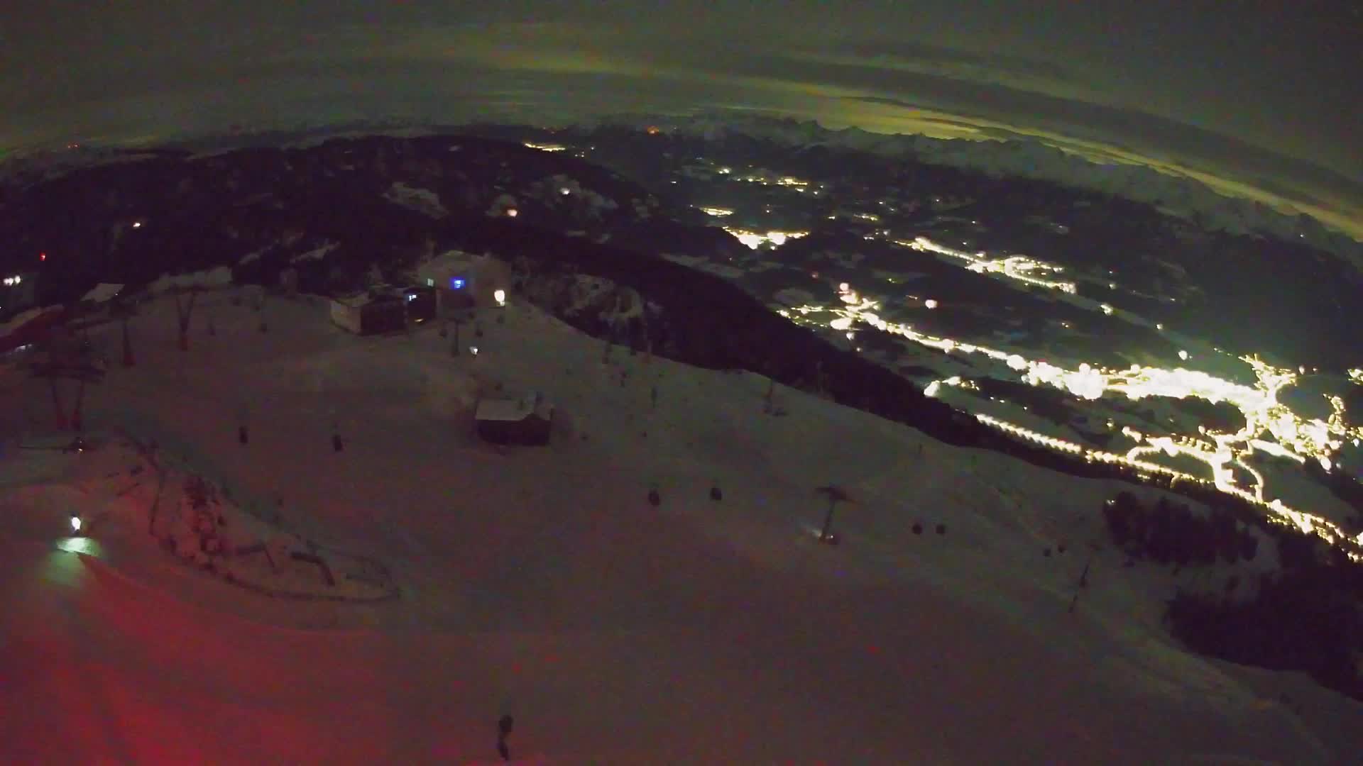 Kronplatz peak Ski resort | view to Bruneck