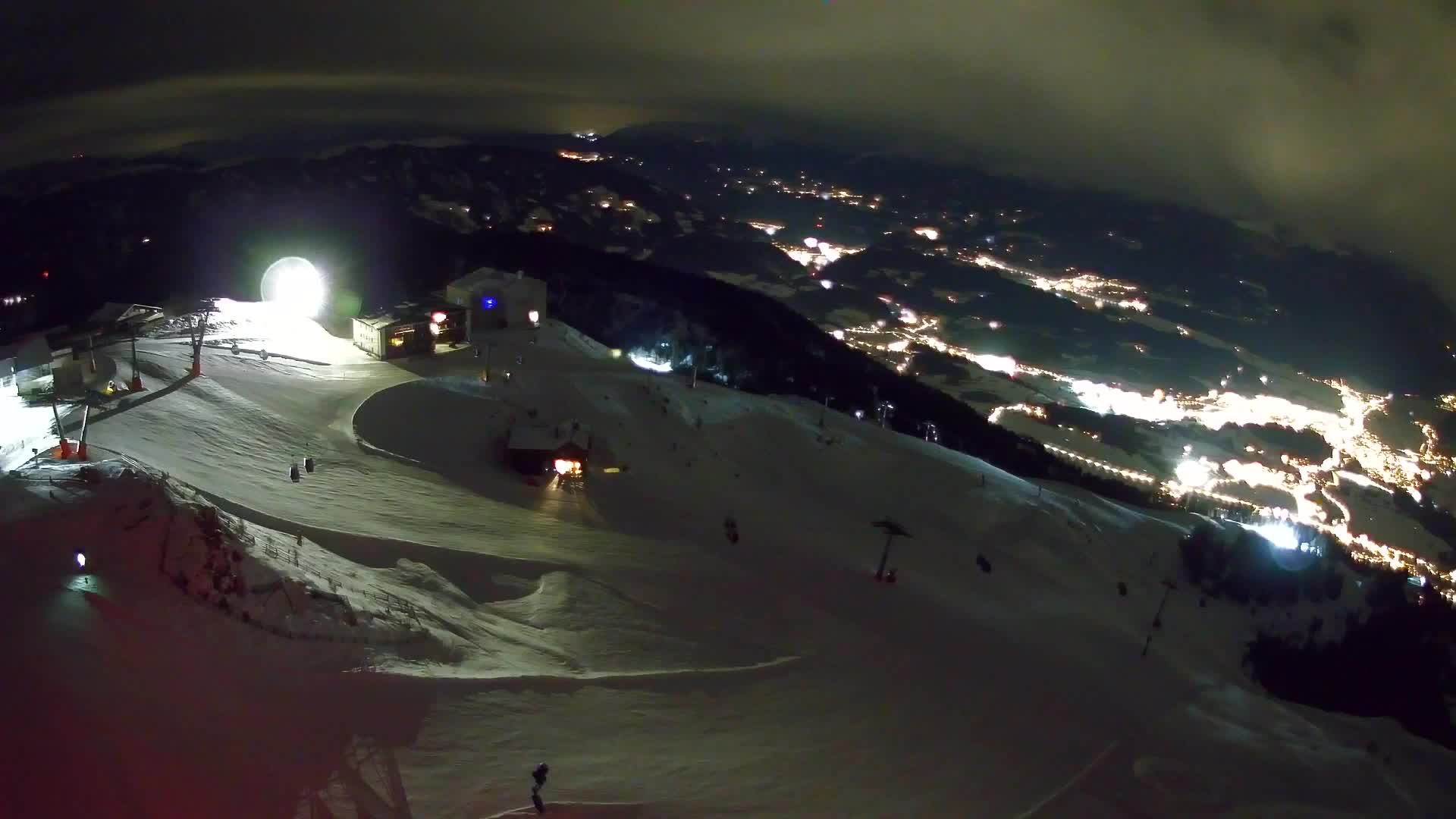 Kronplatz peak Ski resort | view to Bruneck