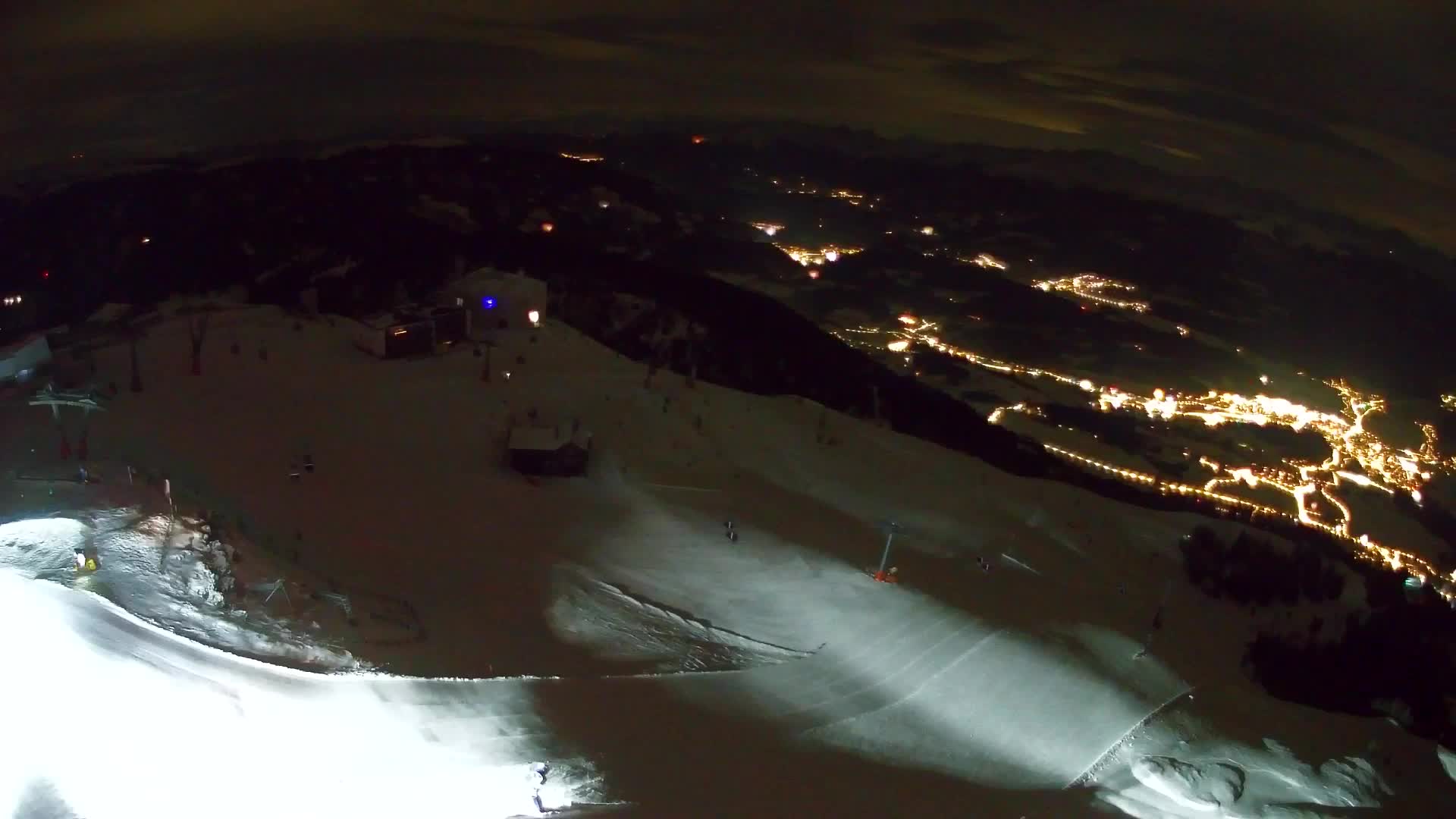 Skigebiet Kronplatz Gipfel | Blick auf Bruneck