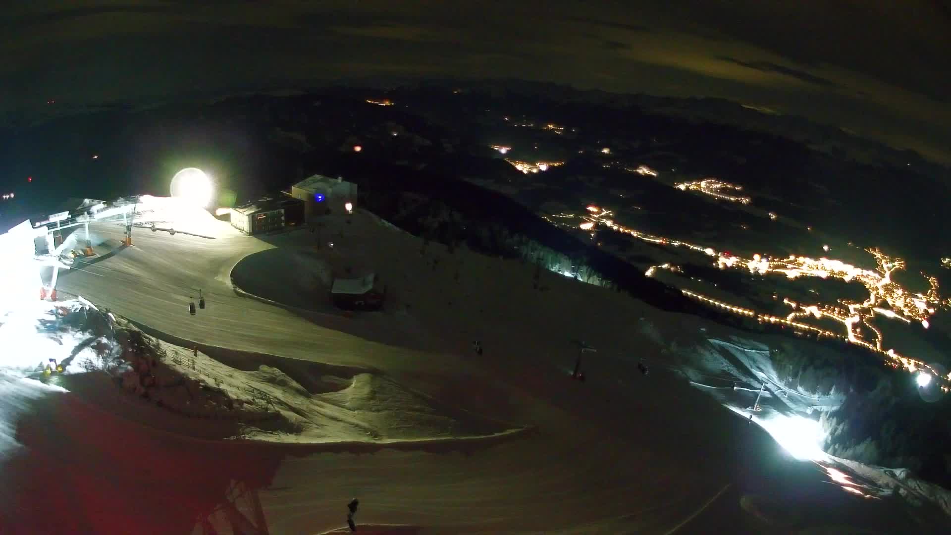 Skigebiet Kronplatz Gipfel | Blick auf Bruneck