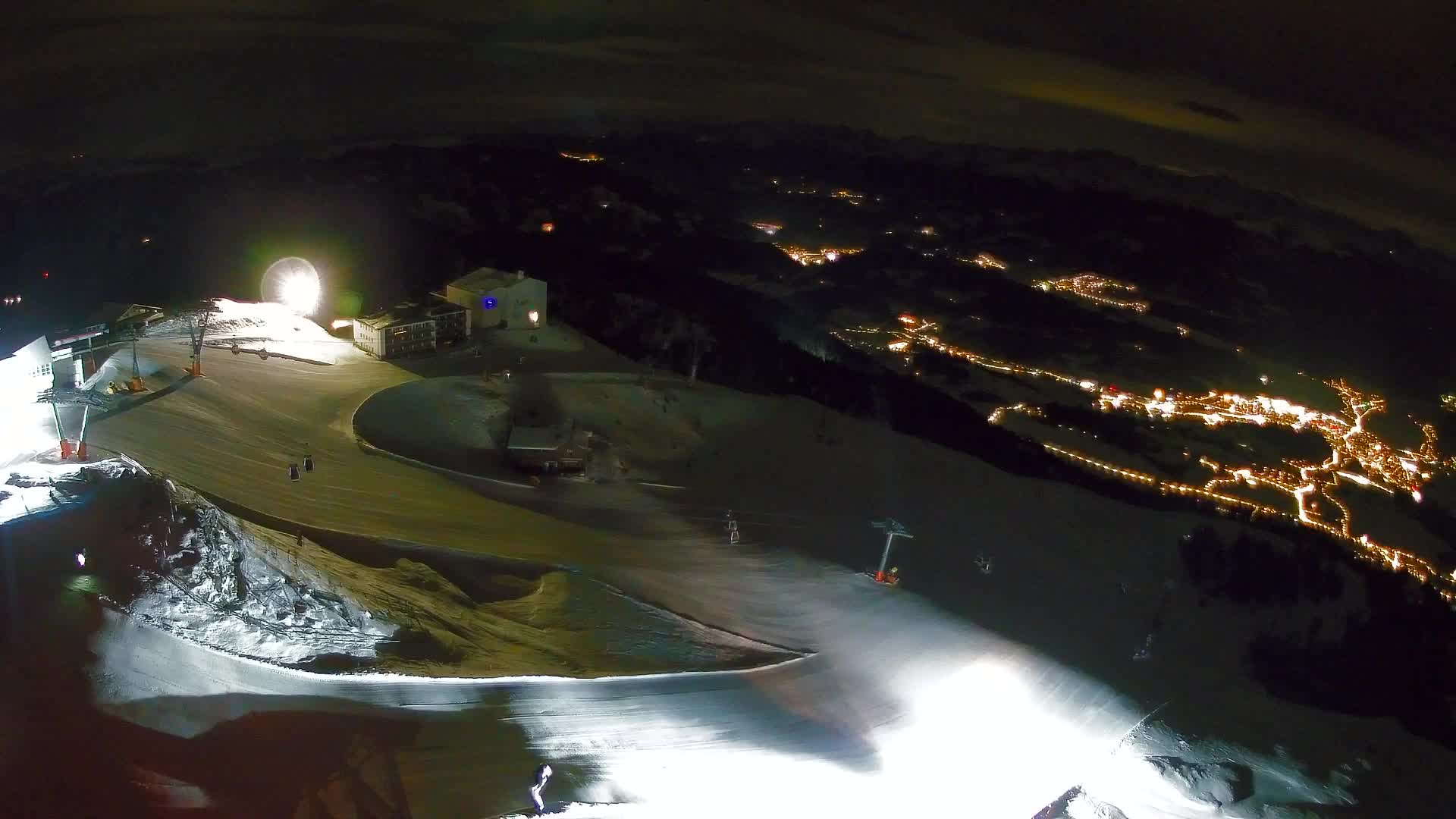 Kronplatz peak Ski resort | view to Bruneck