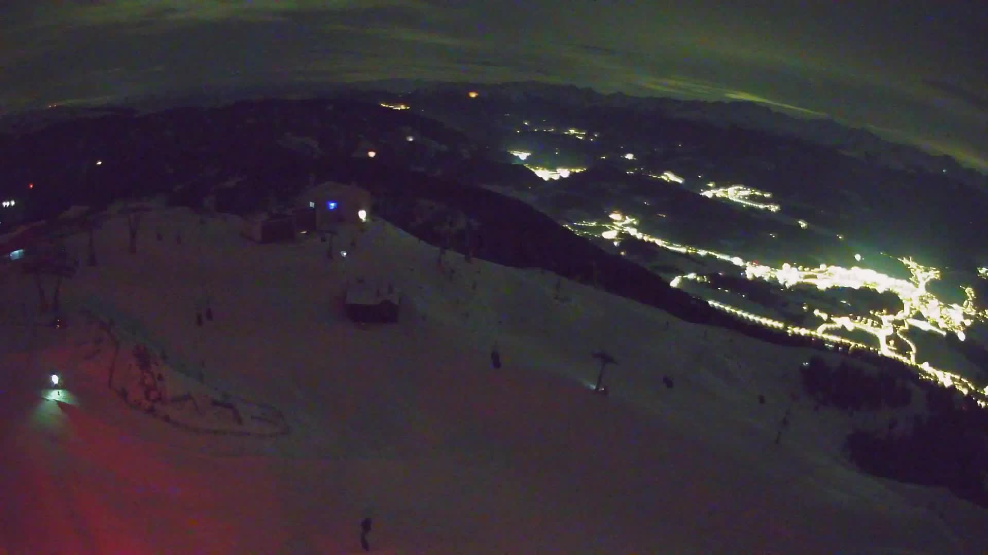Skigebiet Kronplatz Gipfel | Blick auf Bruneck