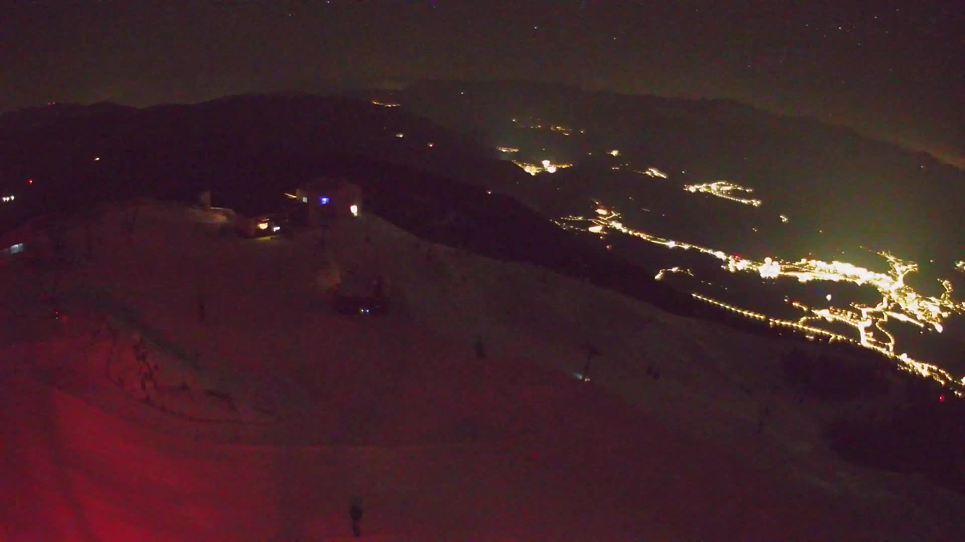 Skigebiet Kronplatz Gipfel | Blick auf Bruneck