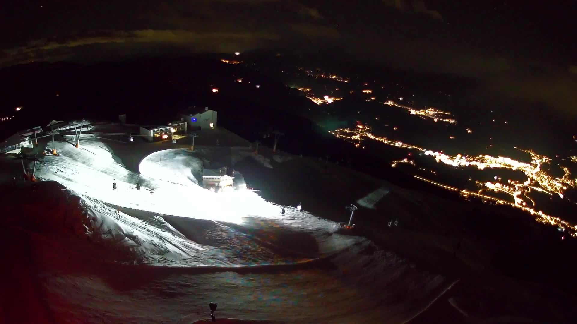 Station de ski Kronplatz sommet | vue sur Brunico