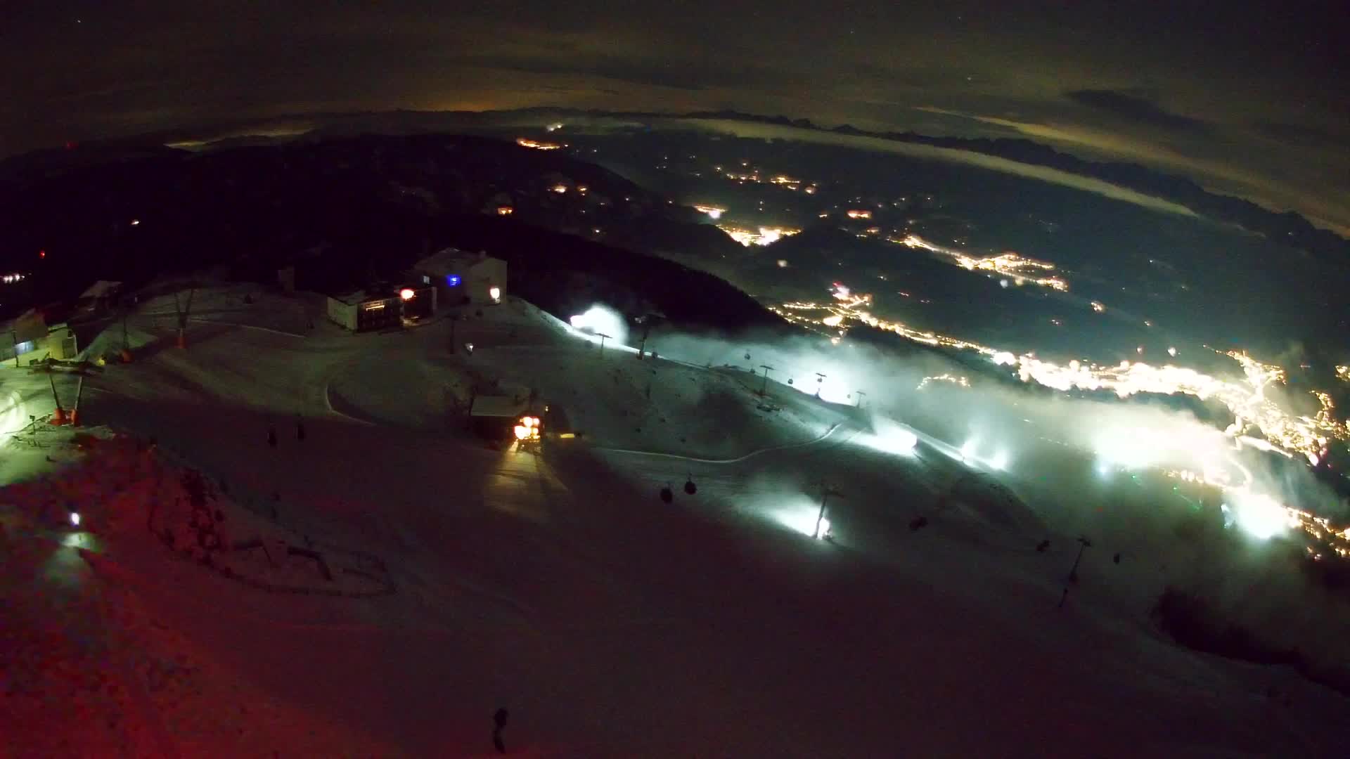 Skigebiet Kronplatz Gipfel | Blick auf Bruneck