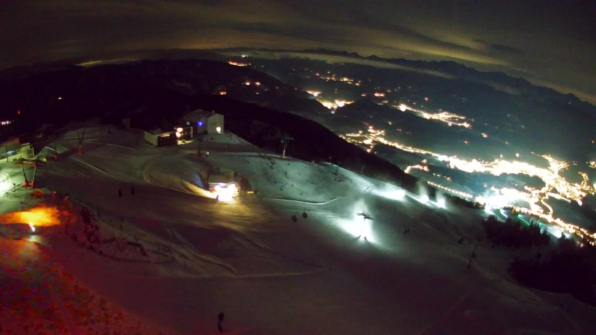 Kronplatz peak Ski resort | view to Bruneck