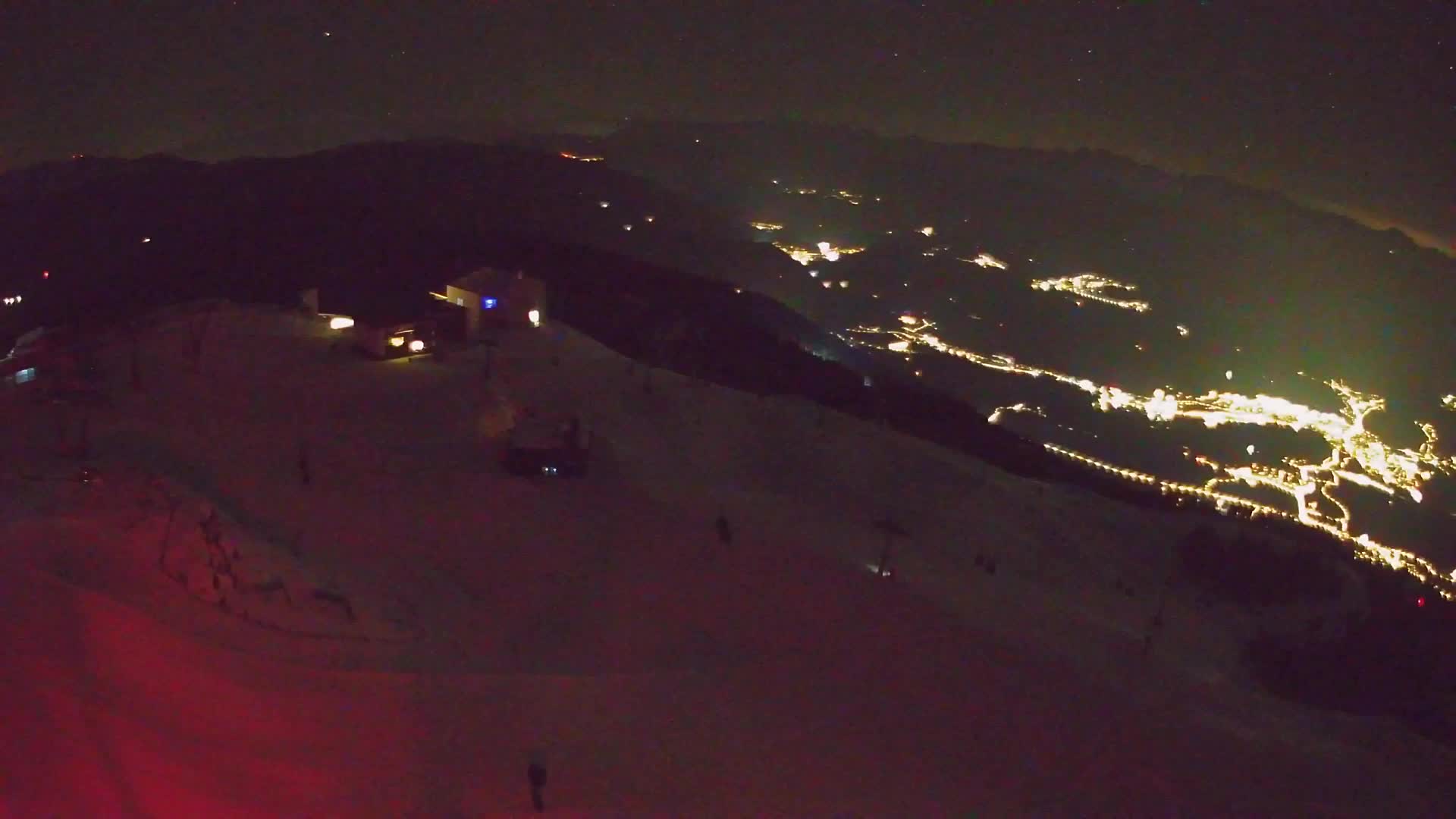 Skigebiet Kronplatz Gipfel | Blick auf Bruneck