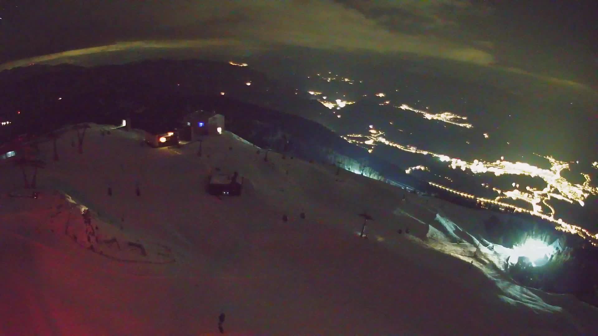 Kronplatz peak Ski resort | view to Bruneck