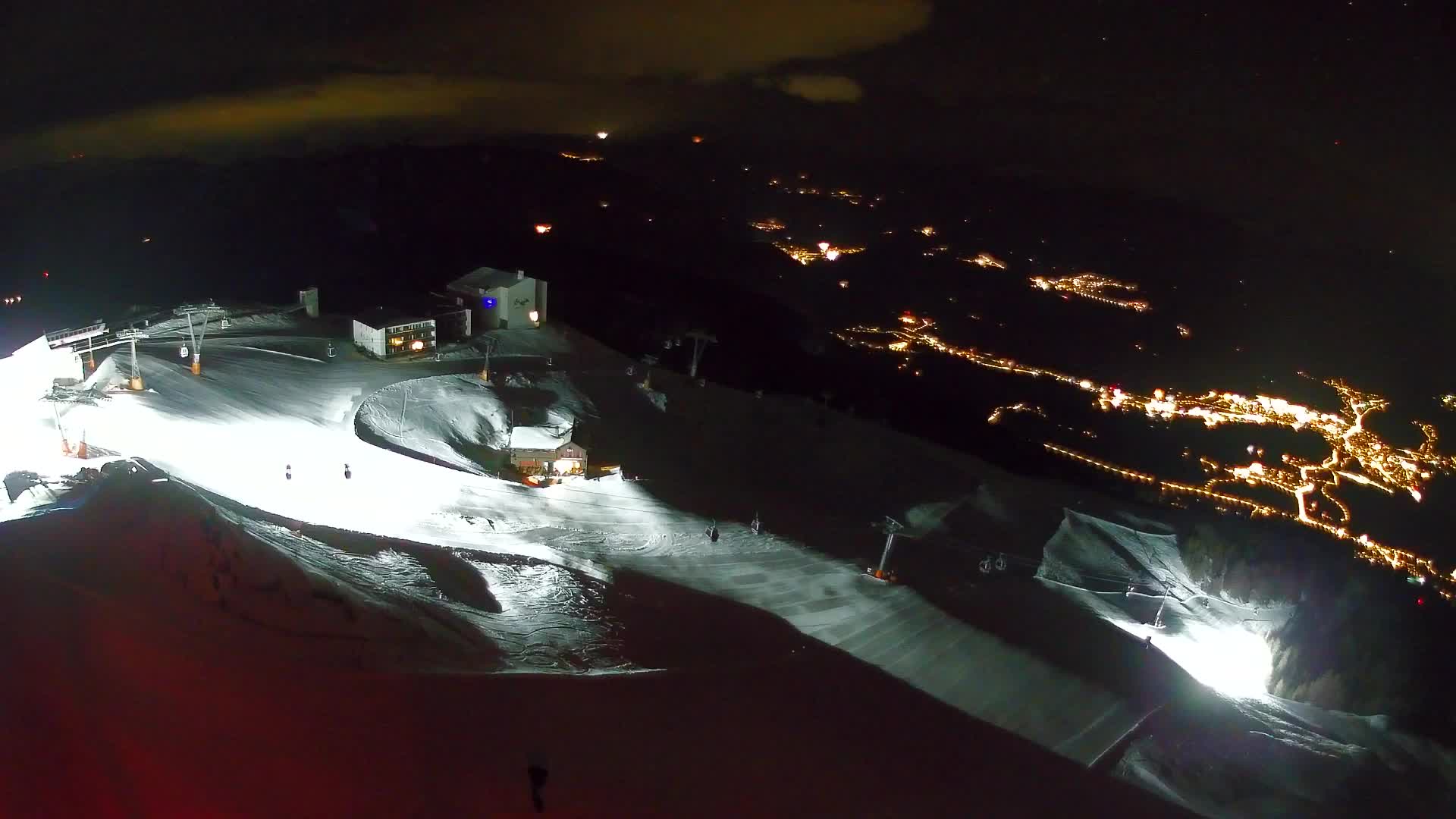 Skigebiet Kronplatz Gipfel | Blick auf Bruneck